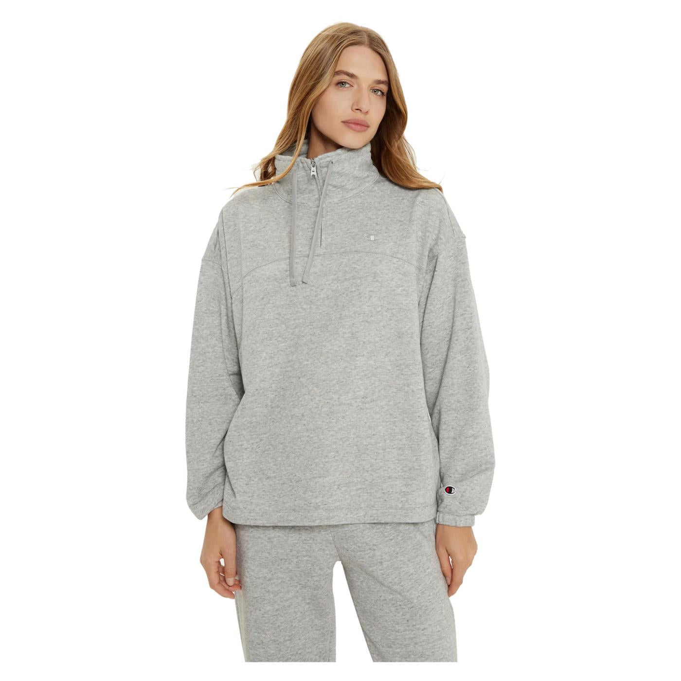 CHAMPION W HALF ZIP SWEATSHIRT