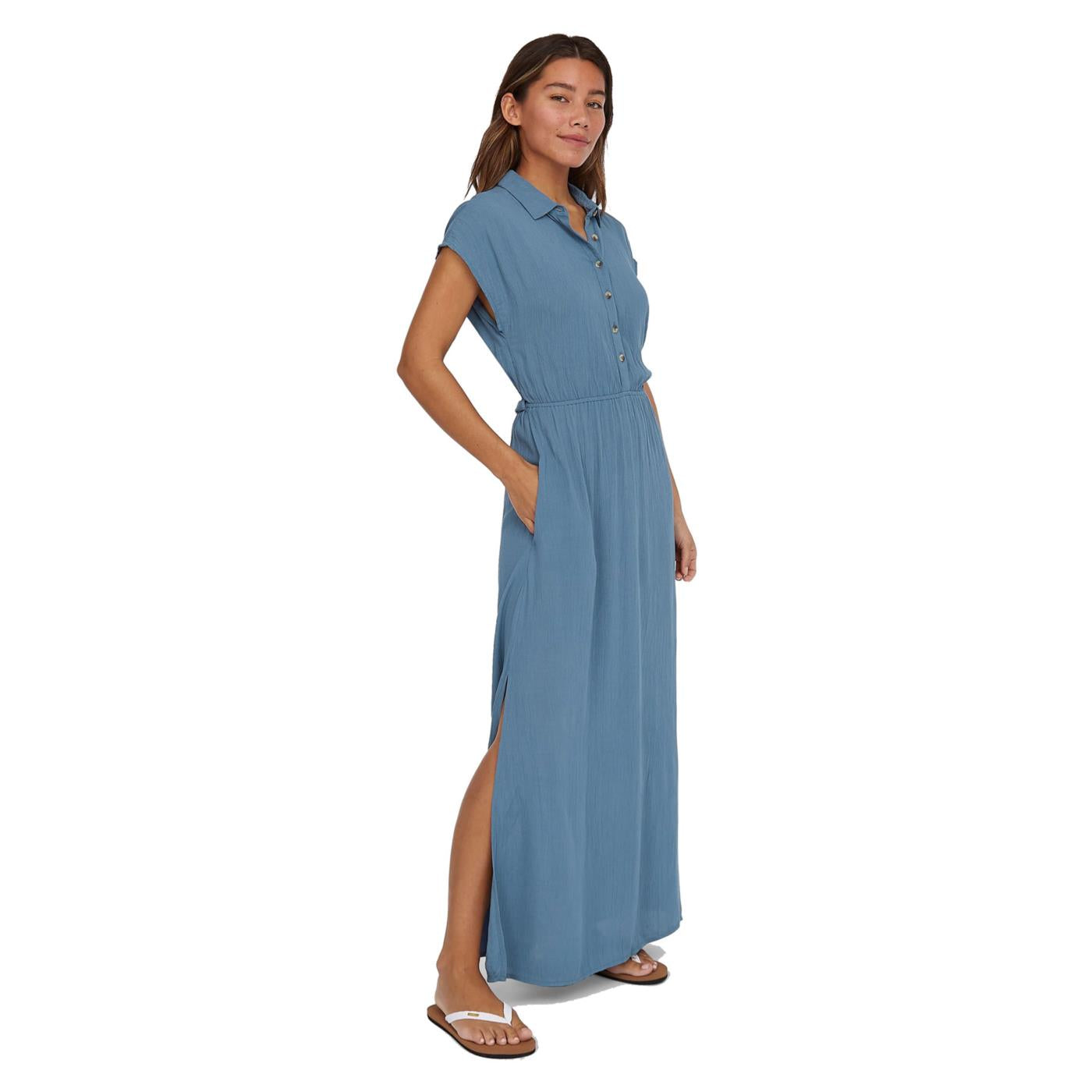 O'NEILL LORI MAXI SHIRT DRESS