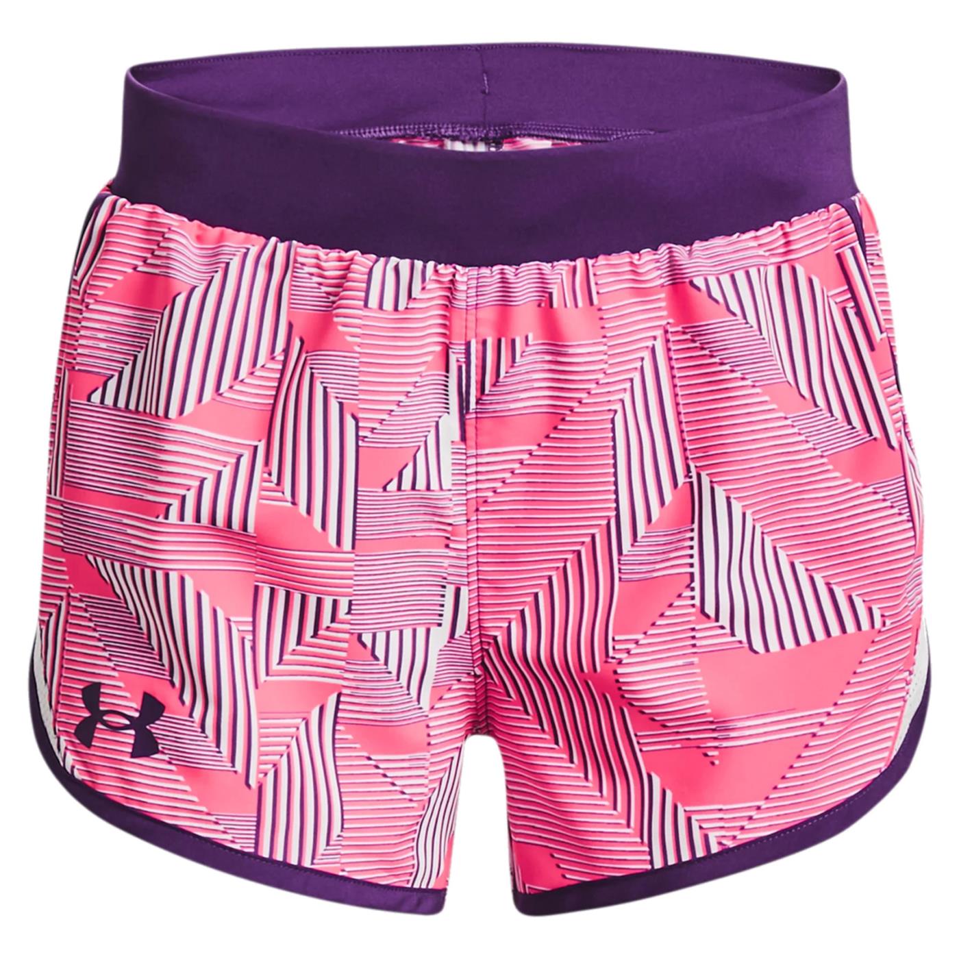 UNDER ARMOUR FLY BY PRINTED JR SHORT