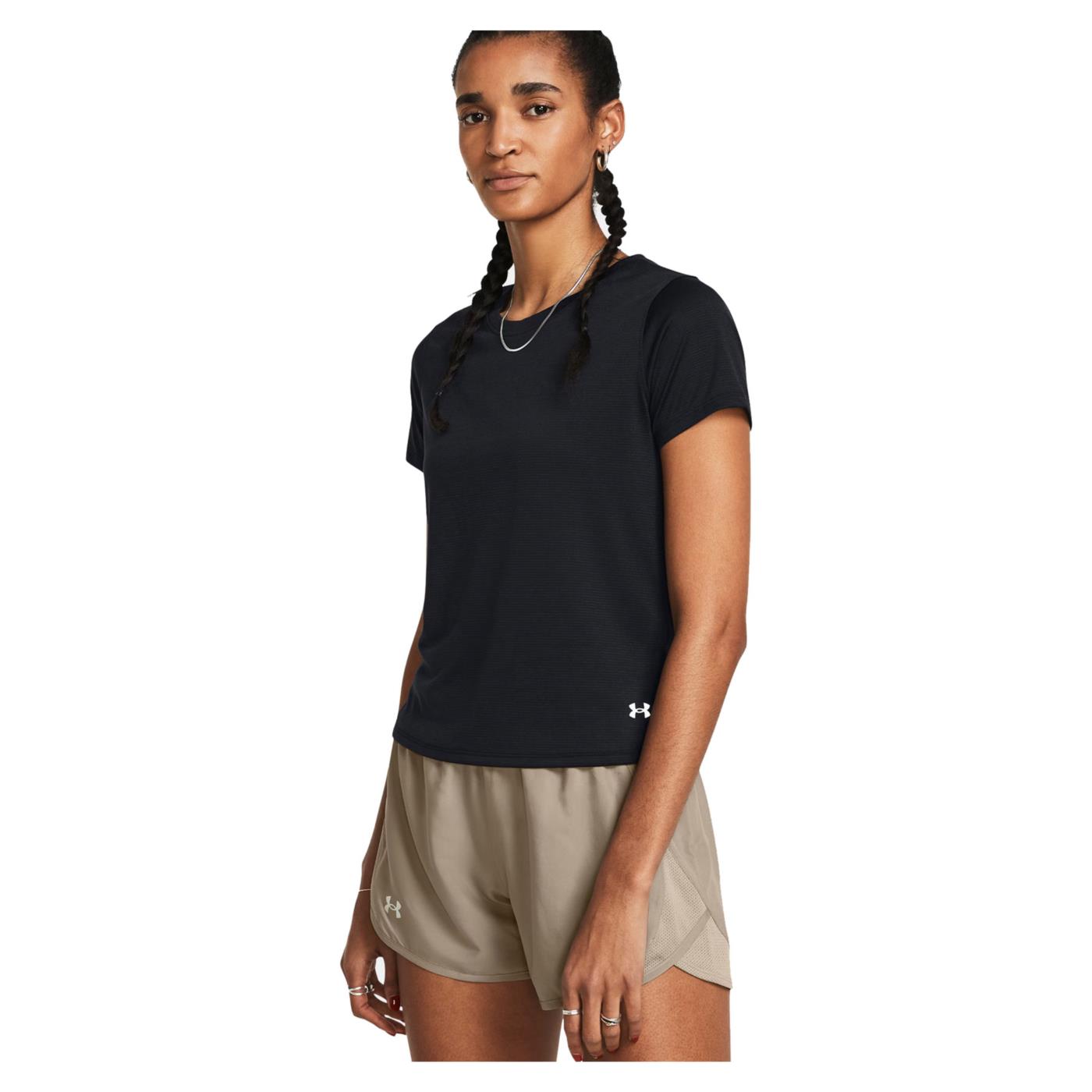 UNDER ARMOUR W LAUNCH SHORT SLEEVE TEE