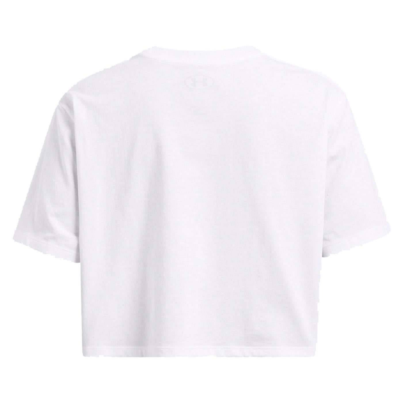 UNDER ARMOUR W BOXY CROP BRANDED TEE