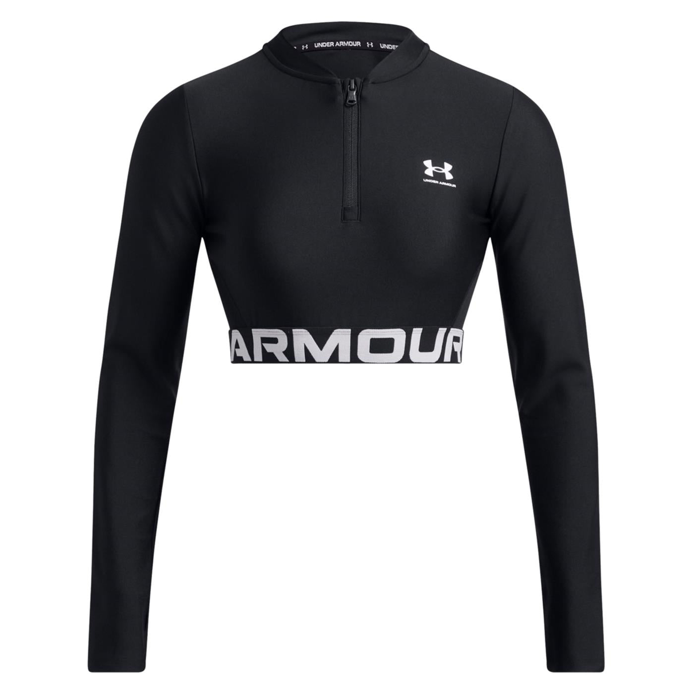 UNDER ARMOUR HEATGEAR RIB HALF ZIP LS