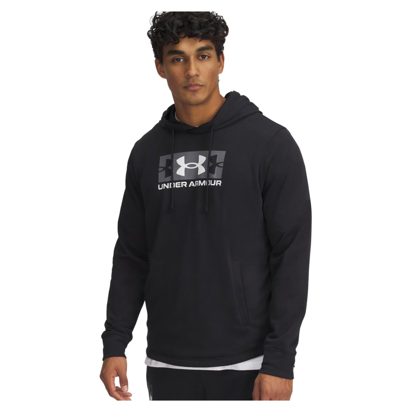 UNDER ARMOUR RIVAL TERRY LOGO HOOD
