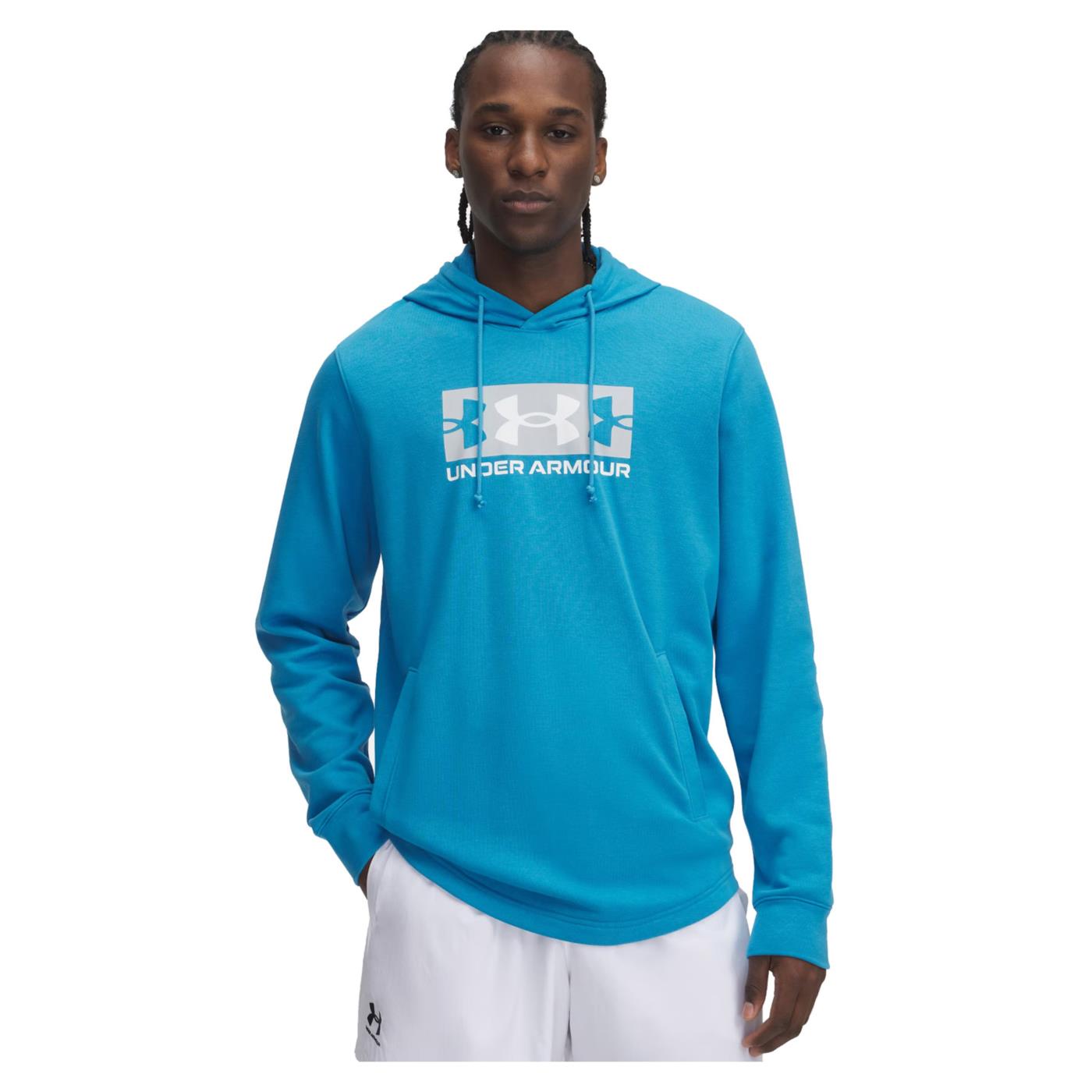 UNDER ARMOUR RIVAL TERRY LOGO HOOD