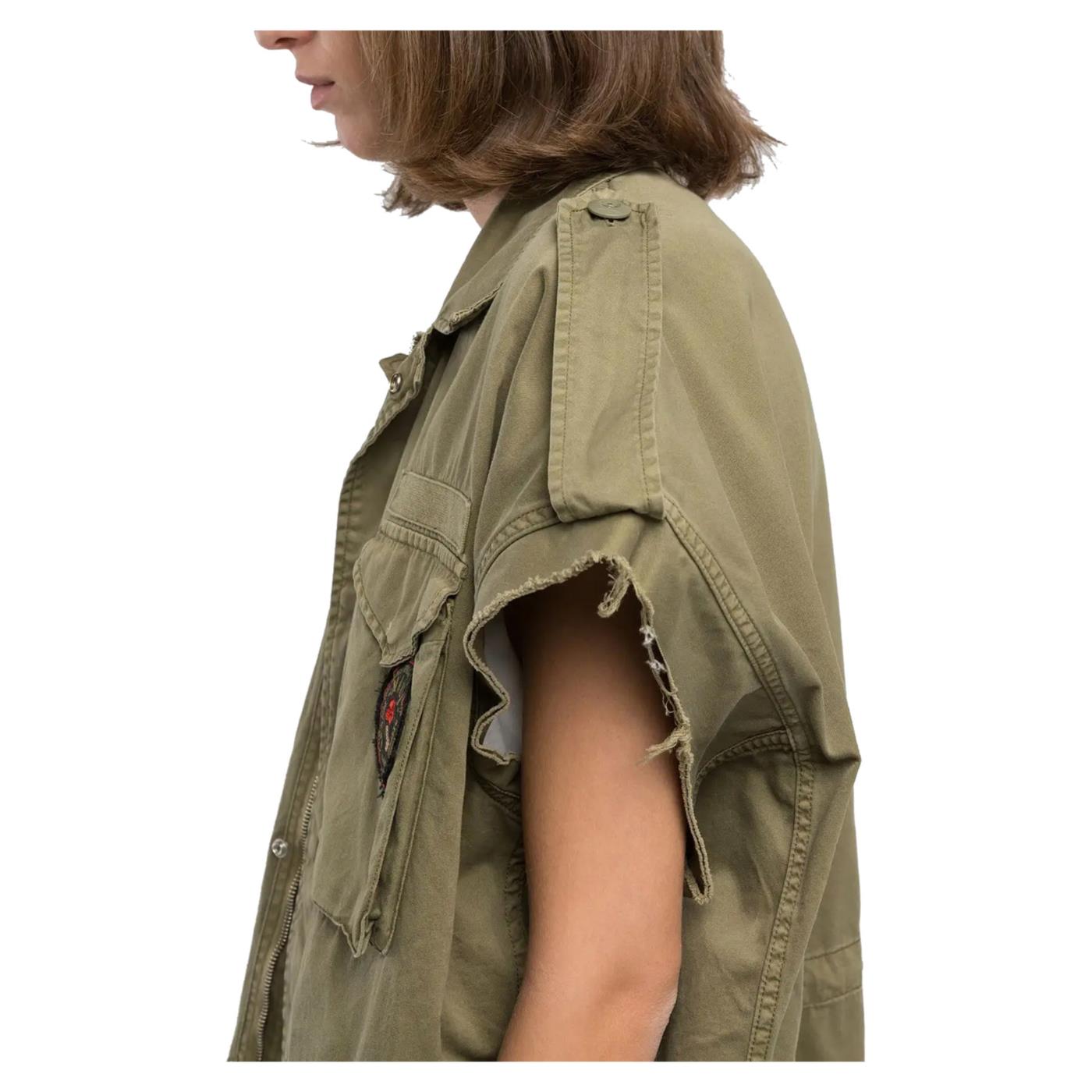 REPLAY CAMICIA TWILL COULISSE