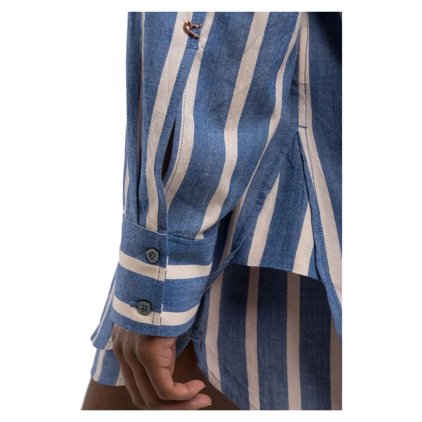 REPLAY CAMICIA RELAXED FIT RIGHE