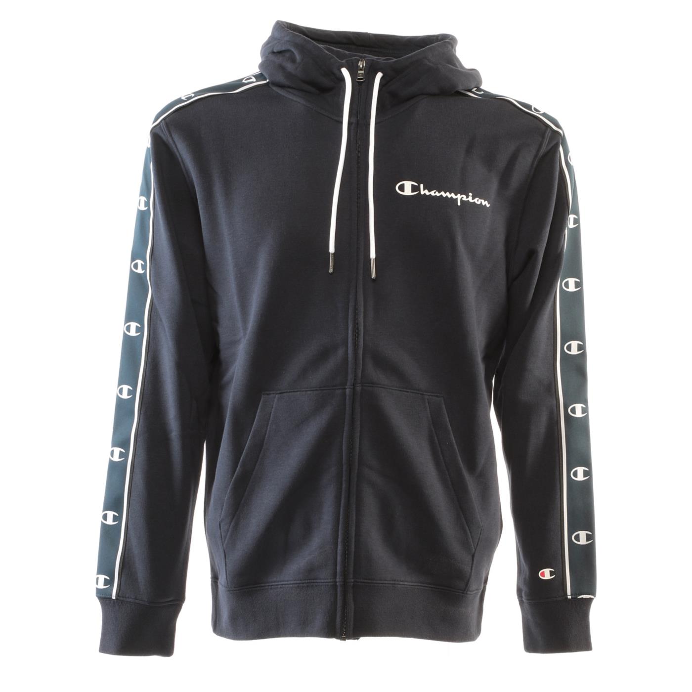 CHAMPION HOODED FZ SWEATSHIRT