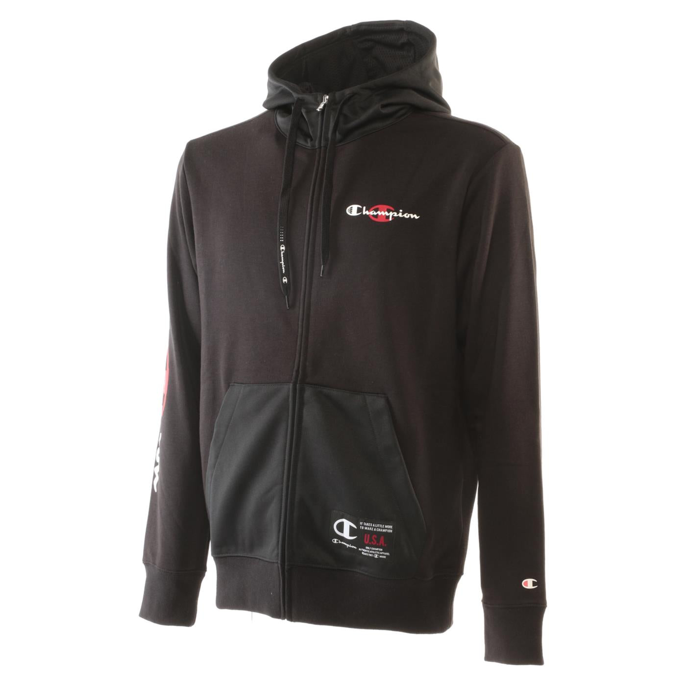 CHAMPION HOODED FULL ZIP SWEATSHIR