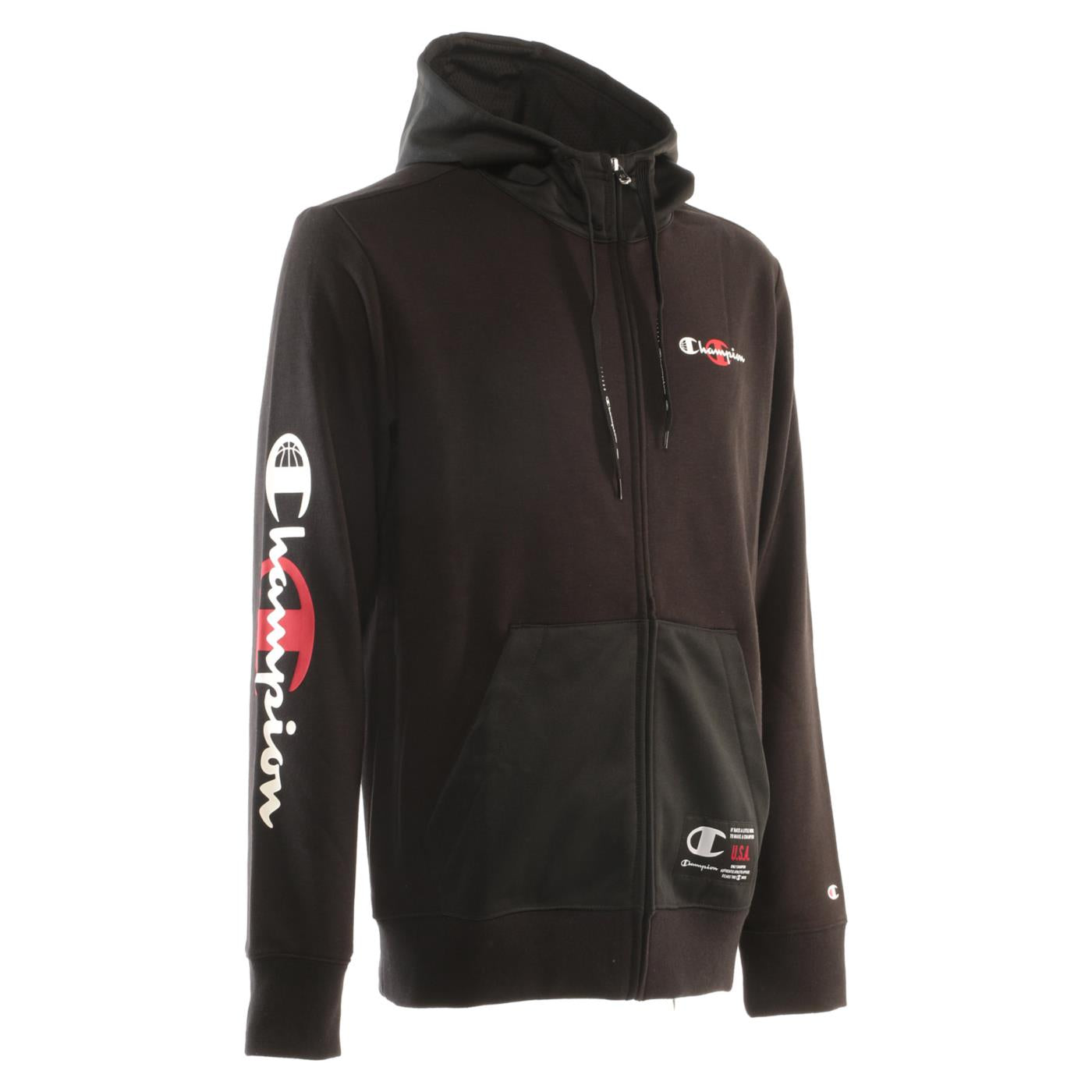 CHAMPION HOODED FULL ZIP SWEATSHIR