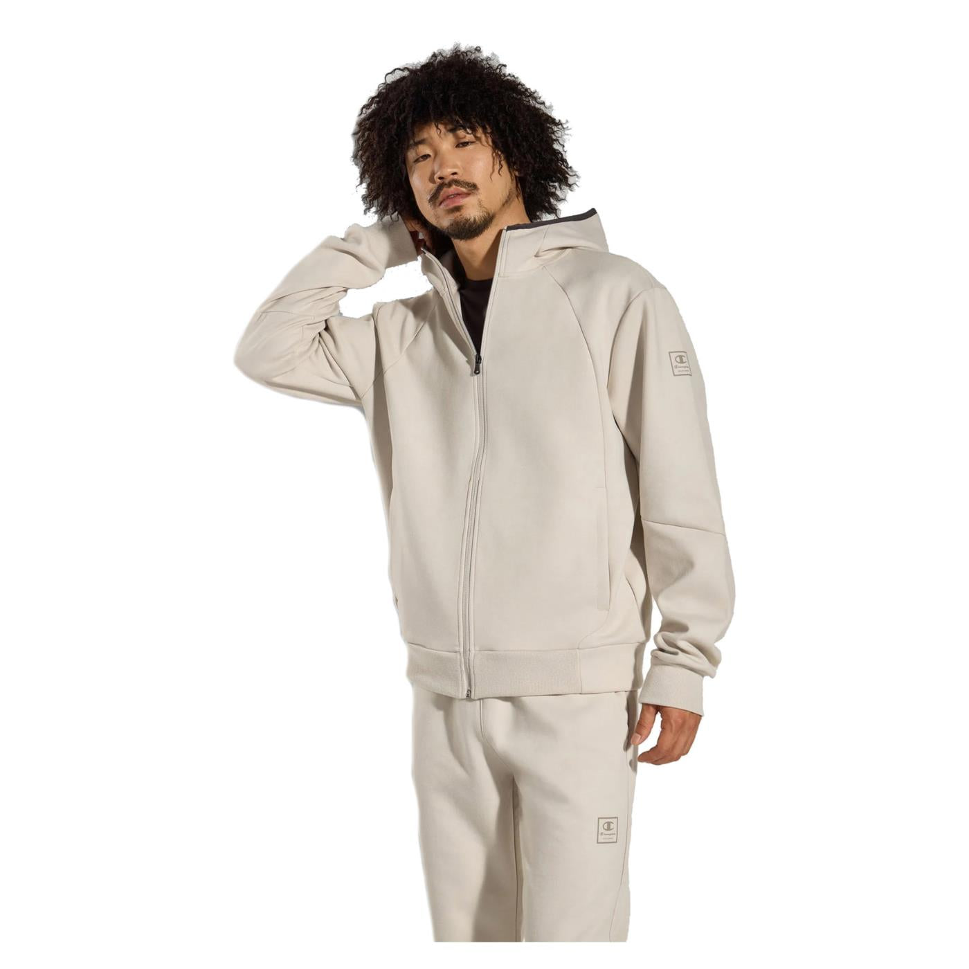 CHAMPION HOODED FZ SWEATSHIRT