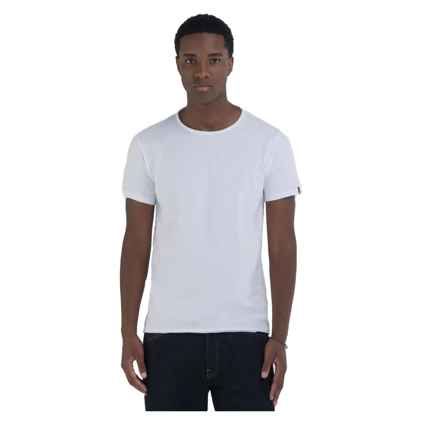 REPLAY T-SHIRT GIROCOLLO COTONE