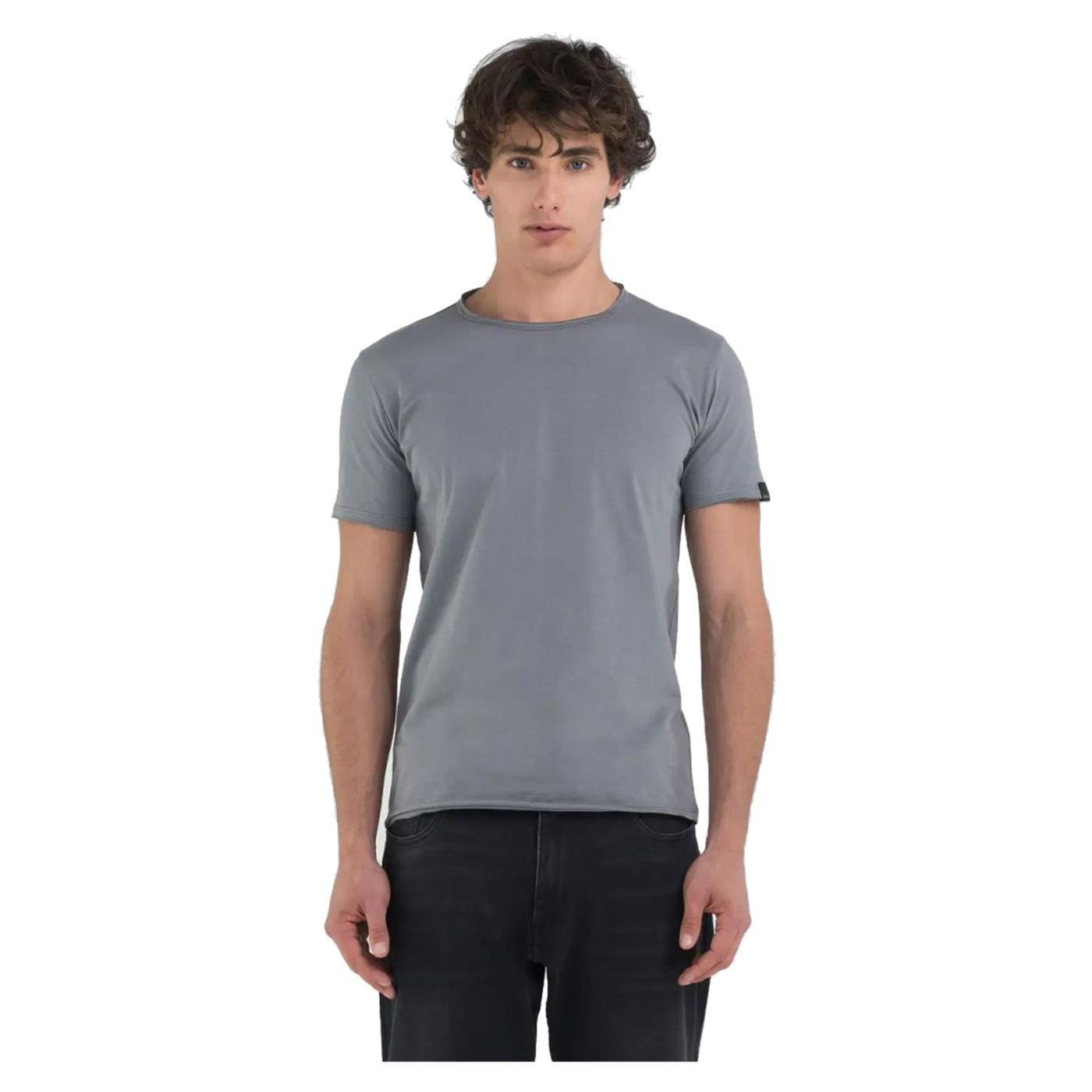 REPLAY T-SHIRT GIROCOLLO COTONE