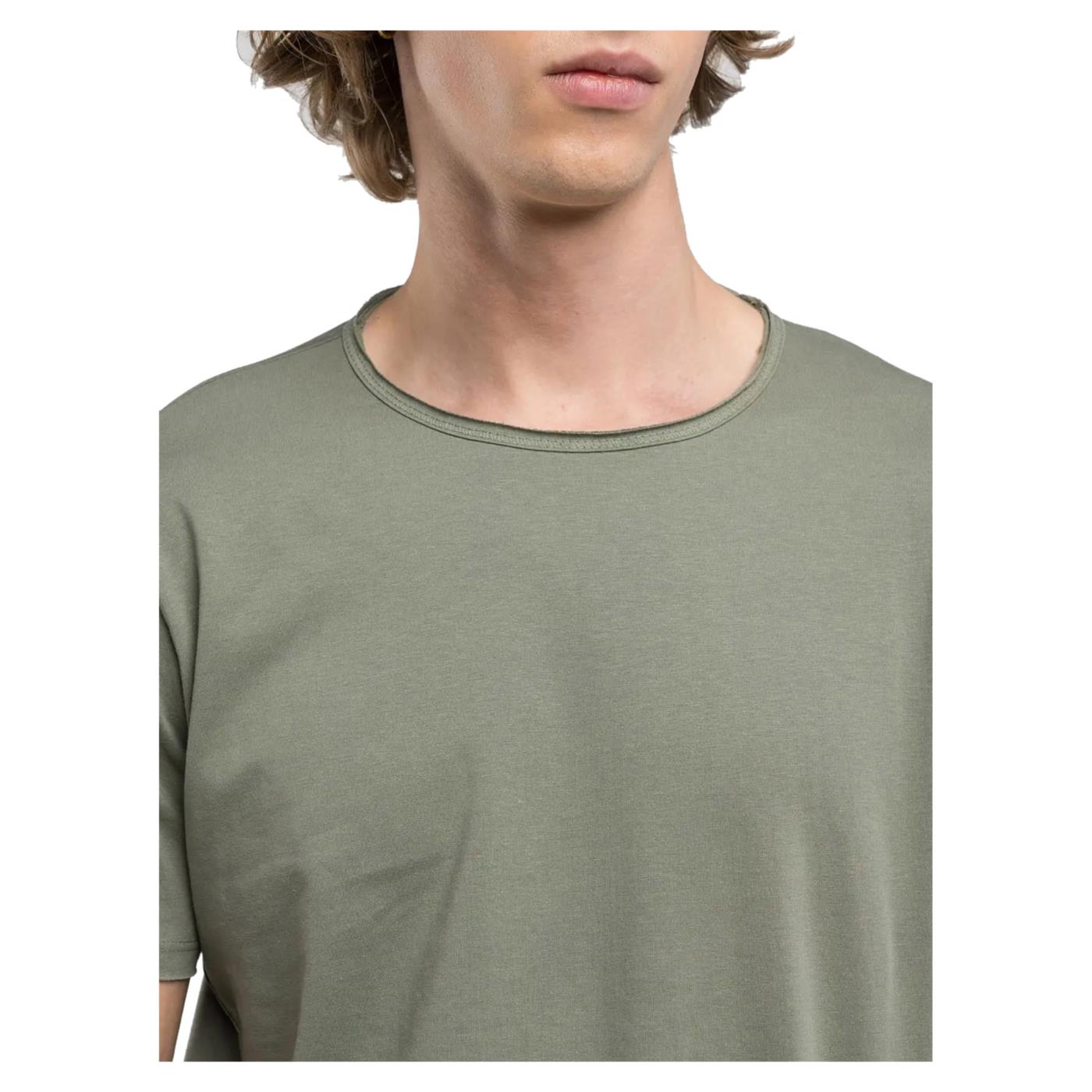 REPLAY T-SHIRT GIROCOLLO COTONE