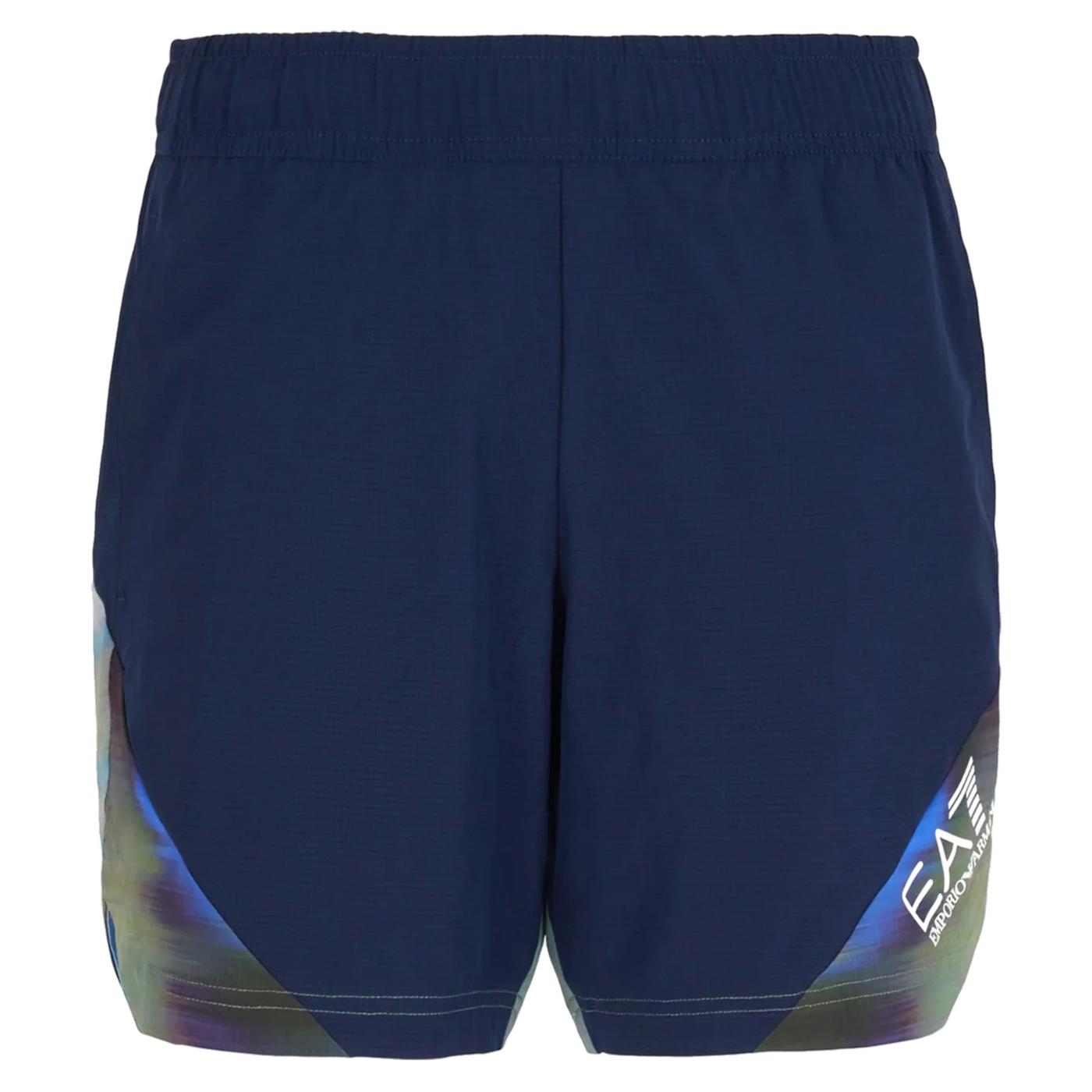 EMPORIO ARMANI 7 EA7 TENNIS PRO GRAPHIC SHORTS