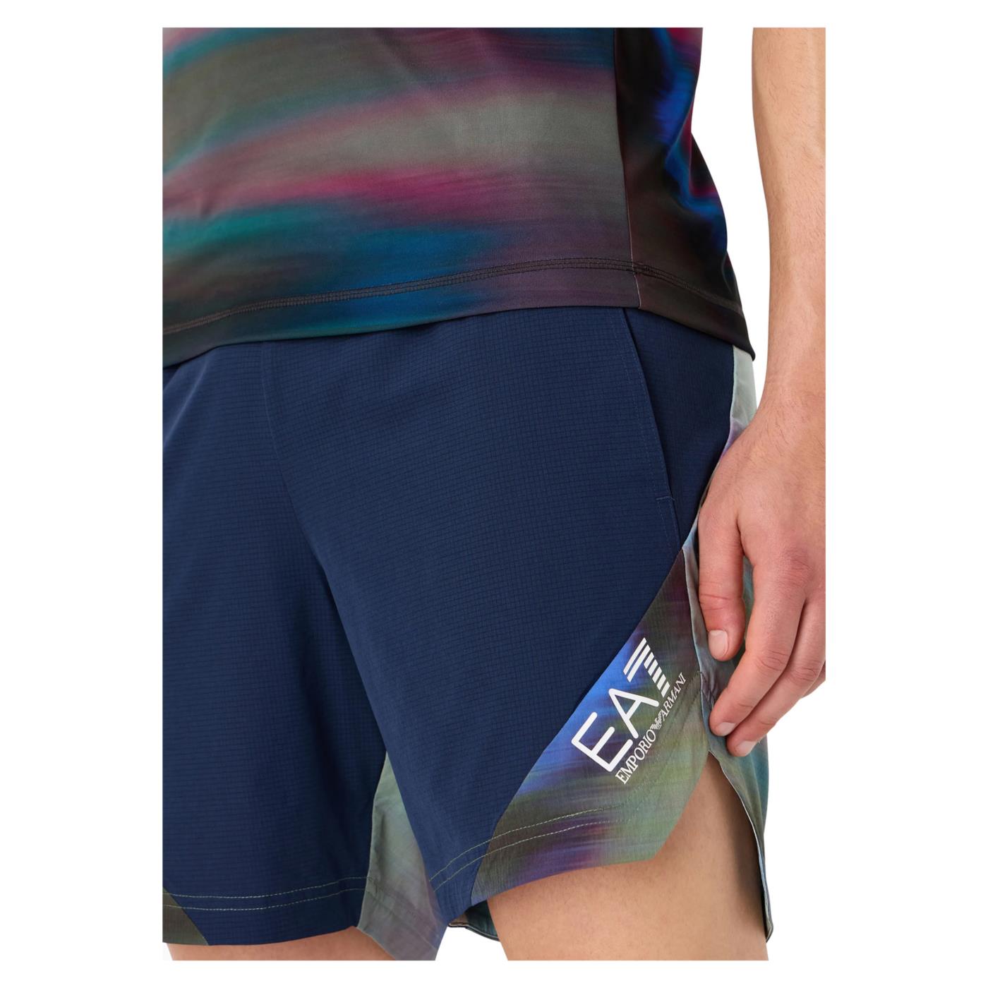 EMPORIO ARMANI 7 EA7 TENNIS PRO GRAPHIC SHORTS