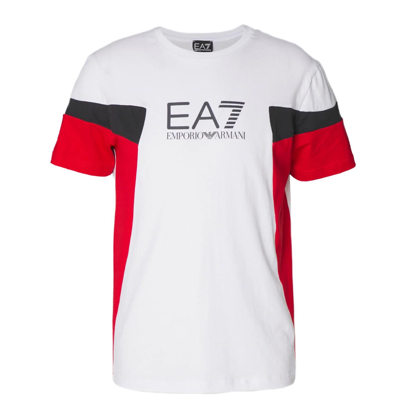 EMPORIO ARMANI 7 EA7 TRAIN SUMMER BLOCK TEE SS