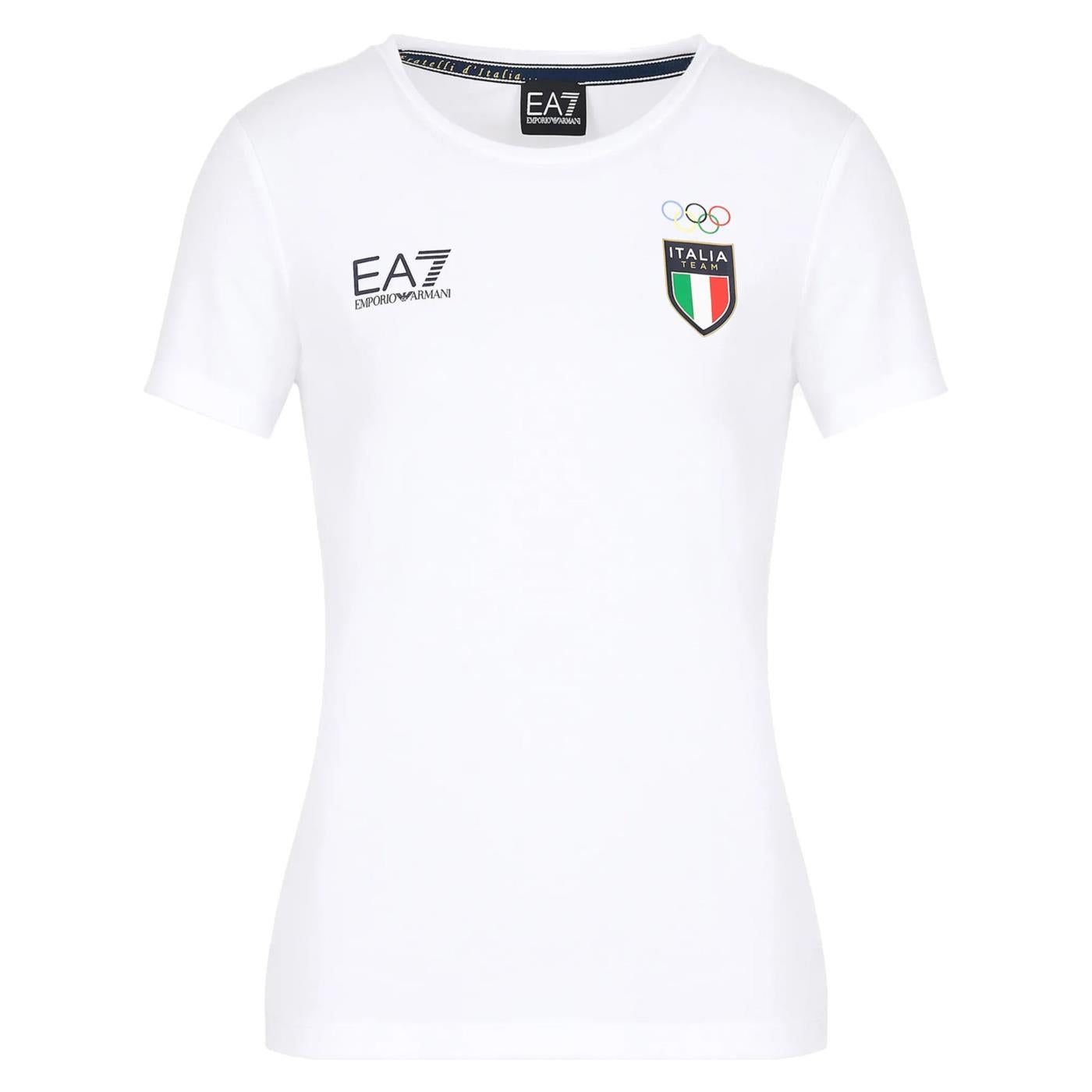 EMPORIO ARMANI 7 EA7 ITALIA OLYMPIC TEAM W TEE