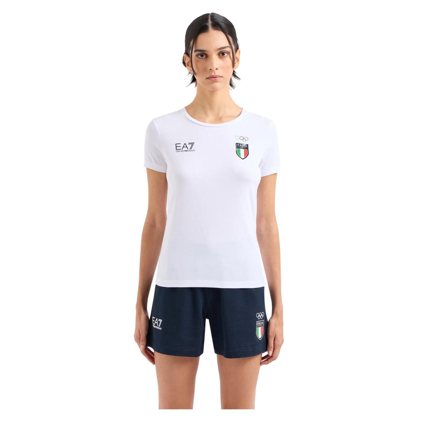 EMPORIO ARMANI 7 EA7 ITALIA OLYMPIC TEAM W TEE