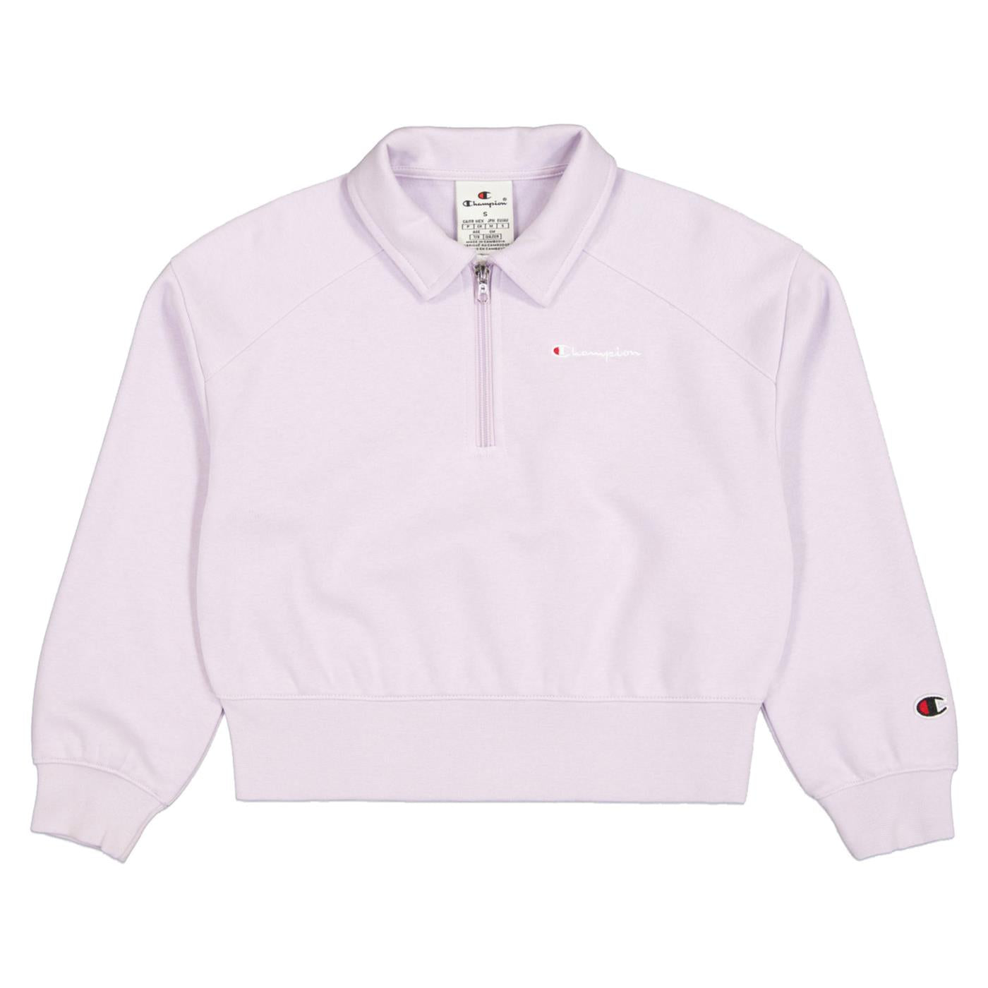 CHAMPION JR HALF ZIP SWEATSHIRT