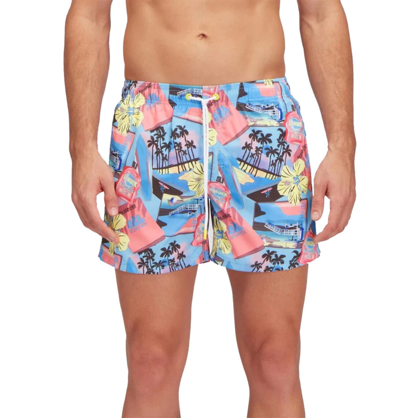 SUNDEK BOARDSHORT AOP PRINTED