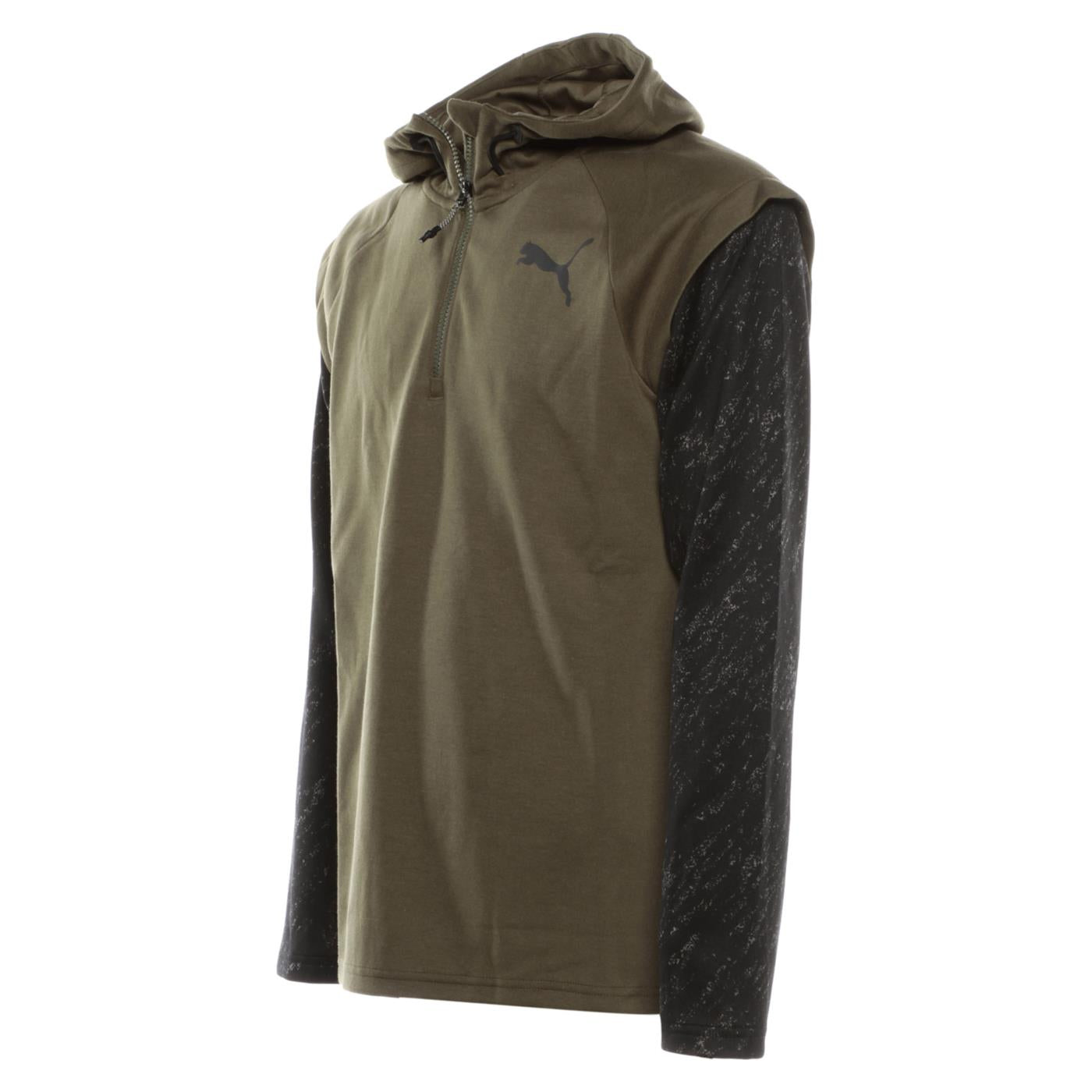 PUMA 1/4 ZIP ENERGY HOODIE