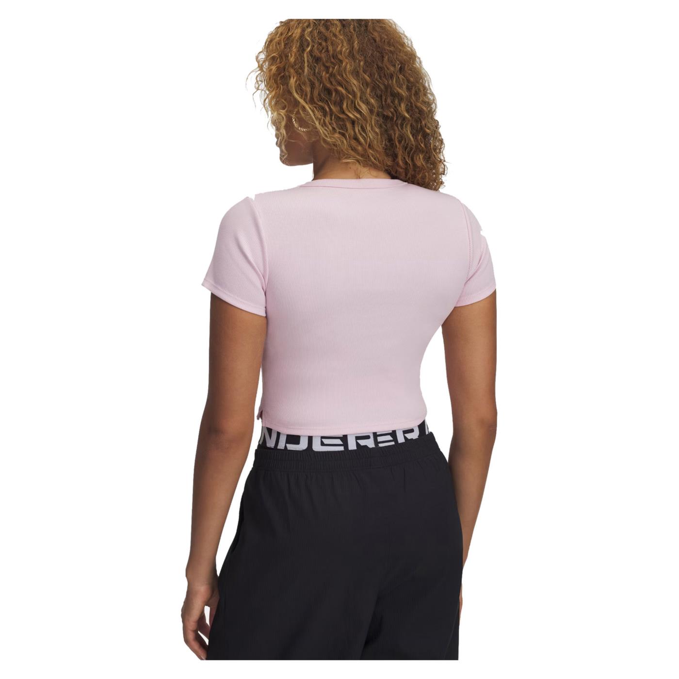 UNDER ARMOUR W RIVAL RIB BABY TEE