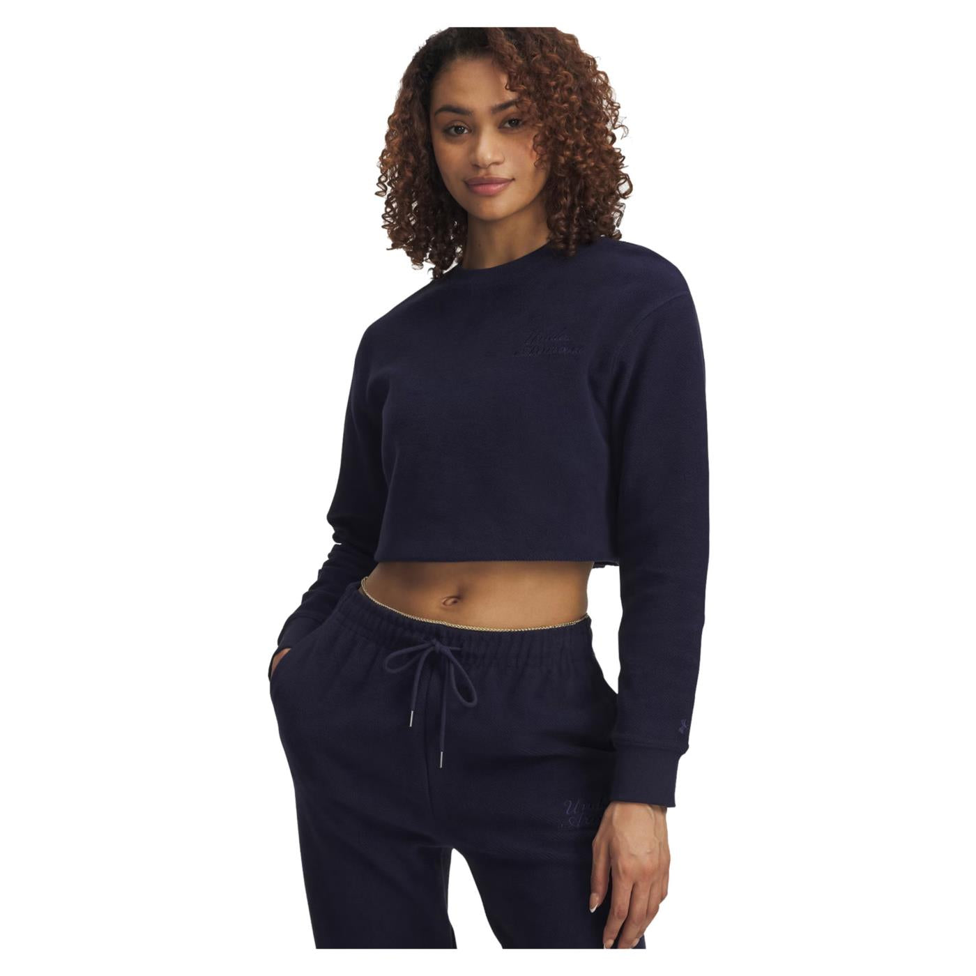 UNDER ARMOUR ICON TERRY VARSITY CREW