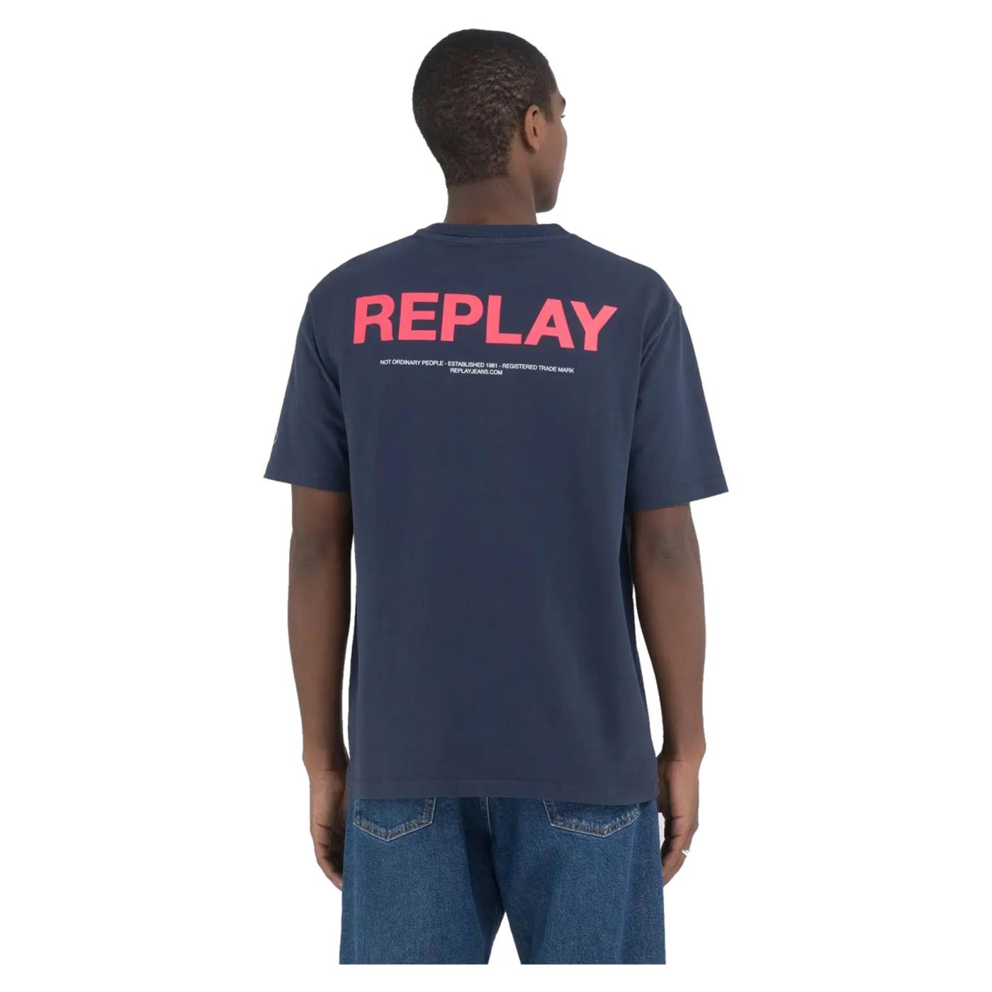 REPLAY T-SHIRT UOMO MANICA CORTA