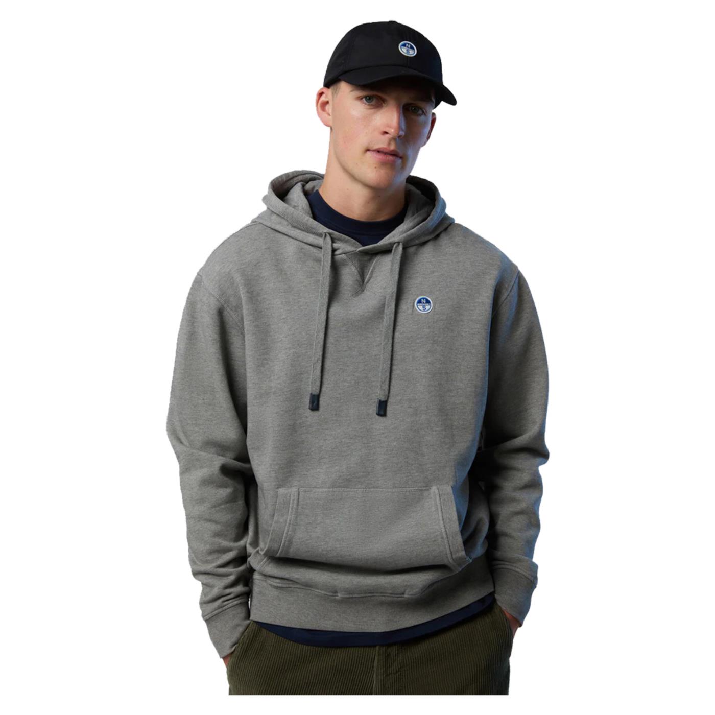 NORTH SAILS FELPA CAPPUCCIO CON LOGO