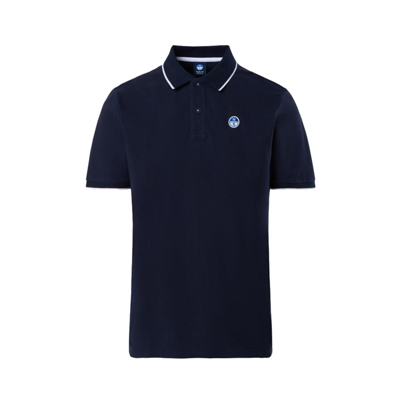 NORTH SAILS POLO SS COLLAR STRIPED