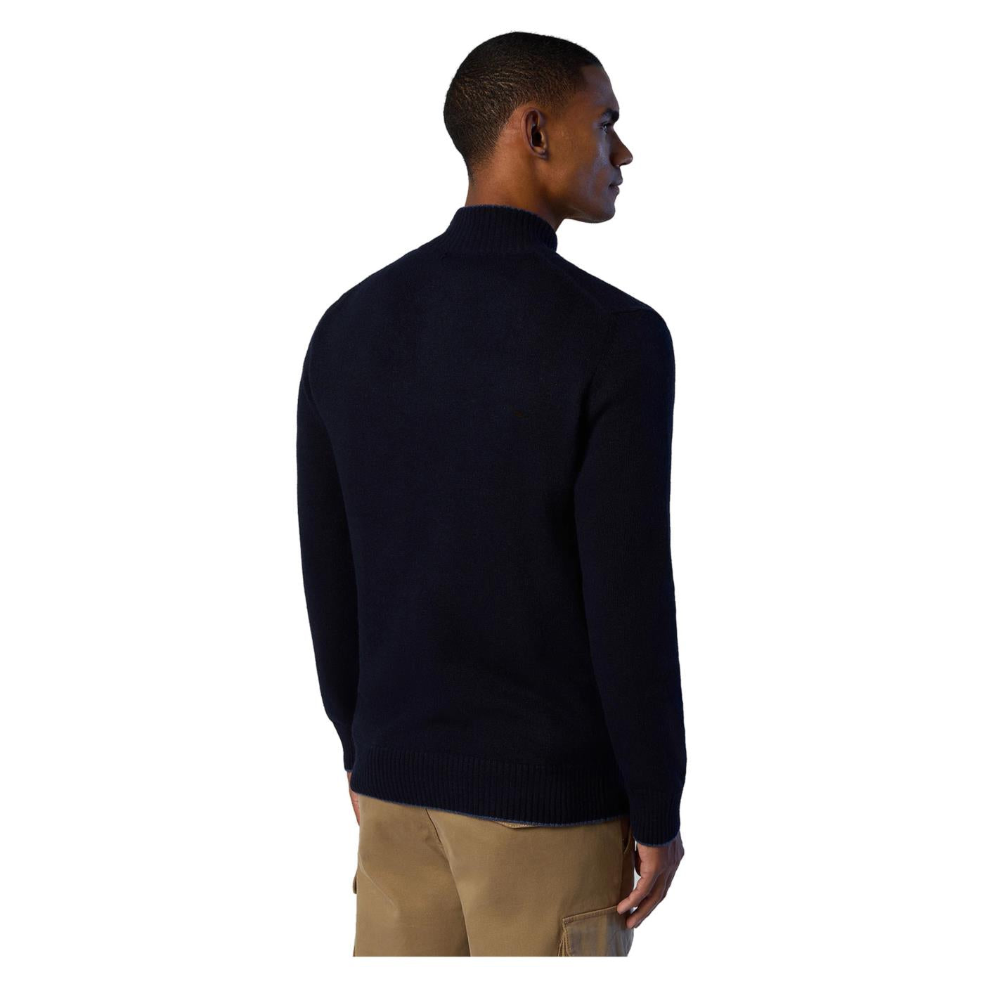 NORTH SAILS HALF BUTTON 7GG KNITWEAR