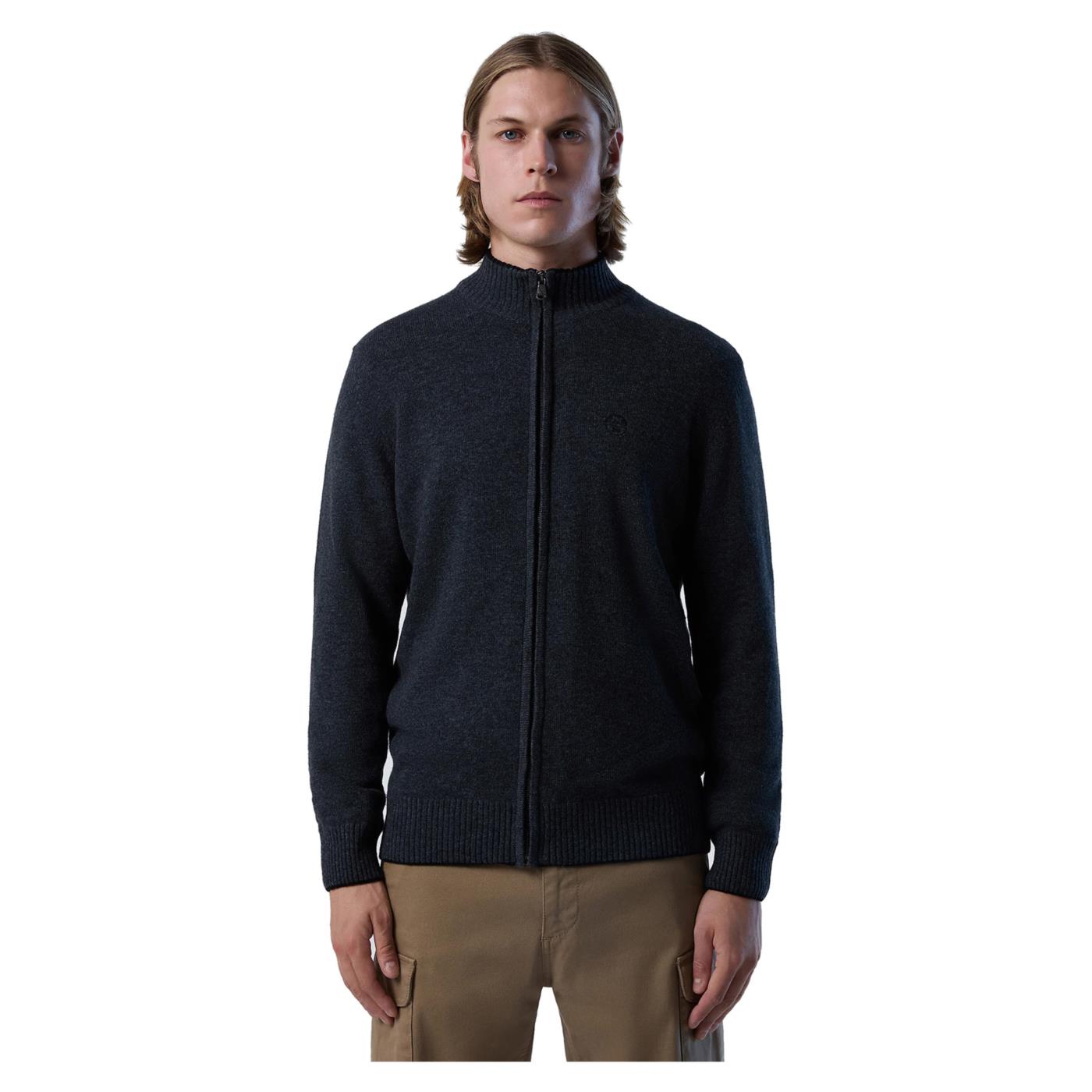 NORTH SAILS FULL ZIP 7GG KNITWEAR