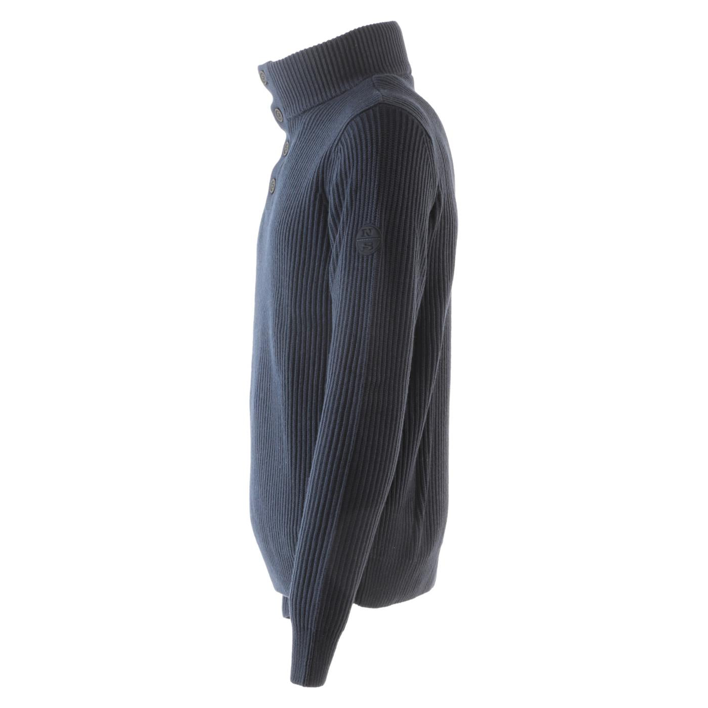 NORTH SAILS HALF BUTTON 5GG KNITWEAR