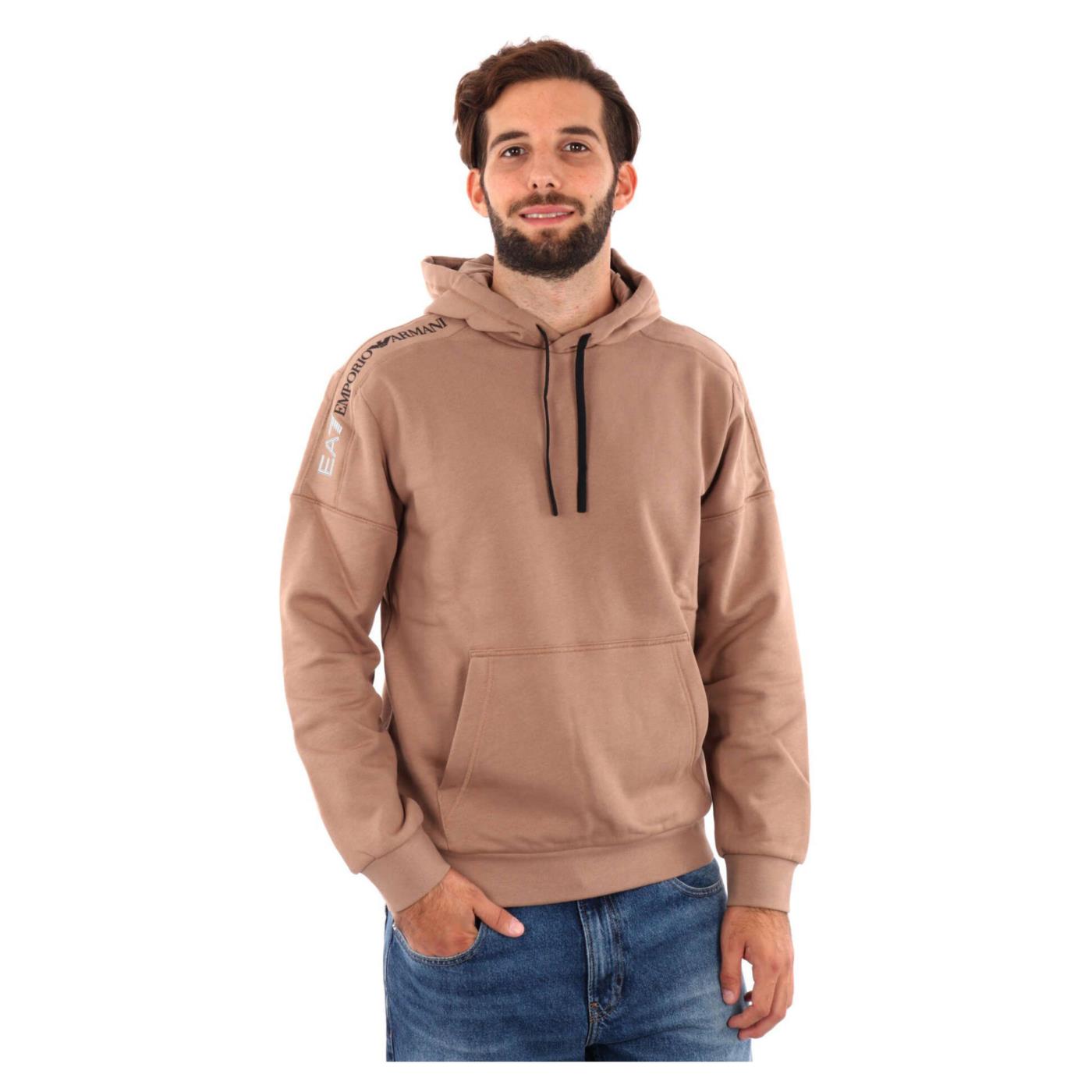 EMPORIO ARMANI 7 EA7 TRAIN LOGO TAPE HOODIE