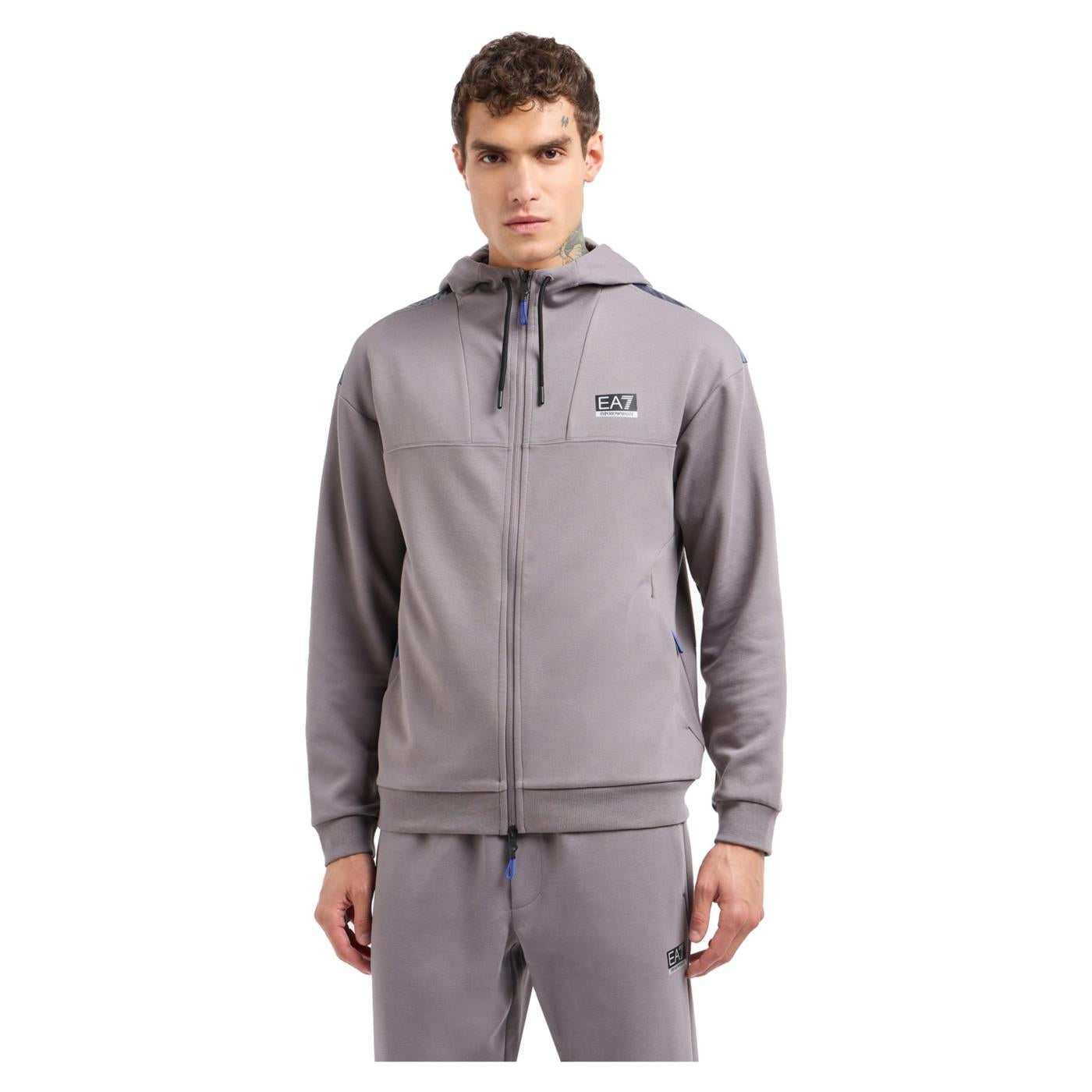 EMPORIO ARMANI 7 EA7 NATURAL VENTUS7 HOODIE FZ