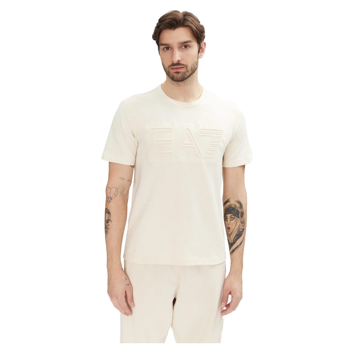 EMPORIO ARMANI 7 EA7 TRAIN OVERSIZE LOGO TEE