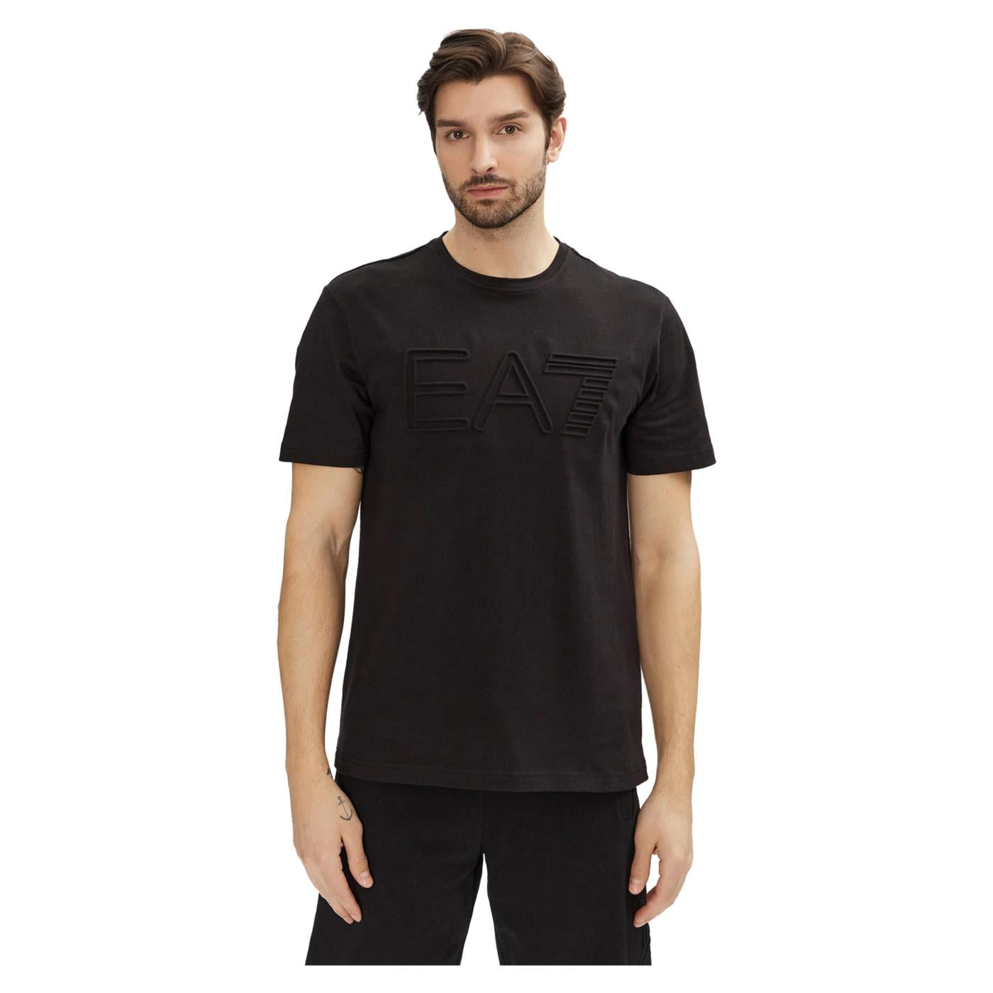 EMPORIO ARMANI 7 EA7 TRAIN OVERSIZE LOGO TEE