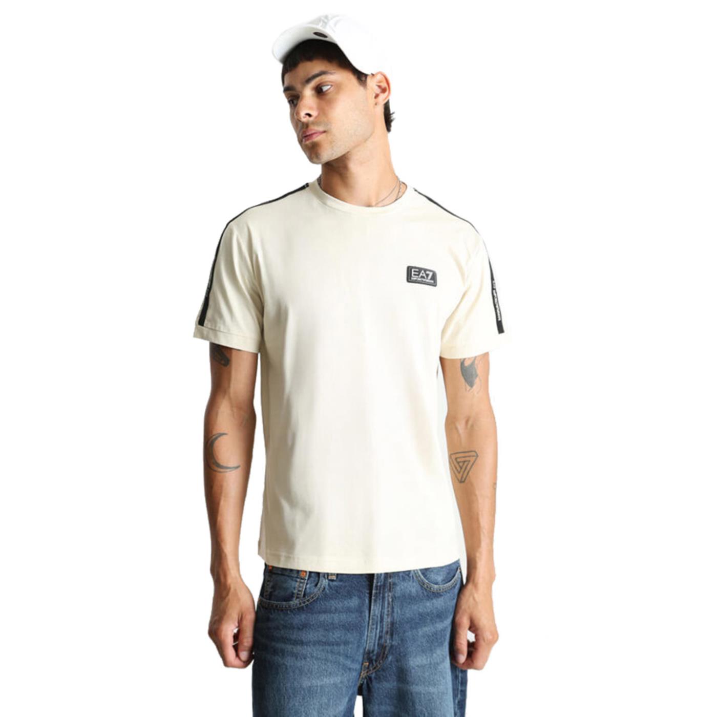 EMPORIO ARMANI 7 EA7 TRAIN LOGO M TAPE SS TEE