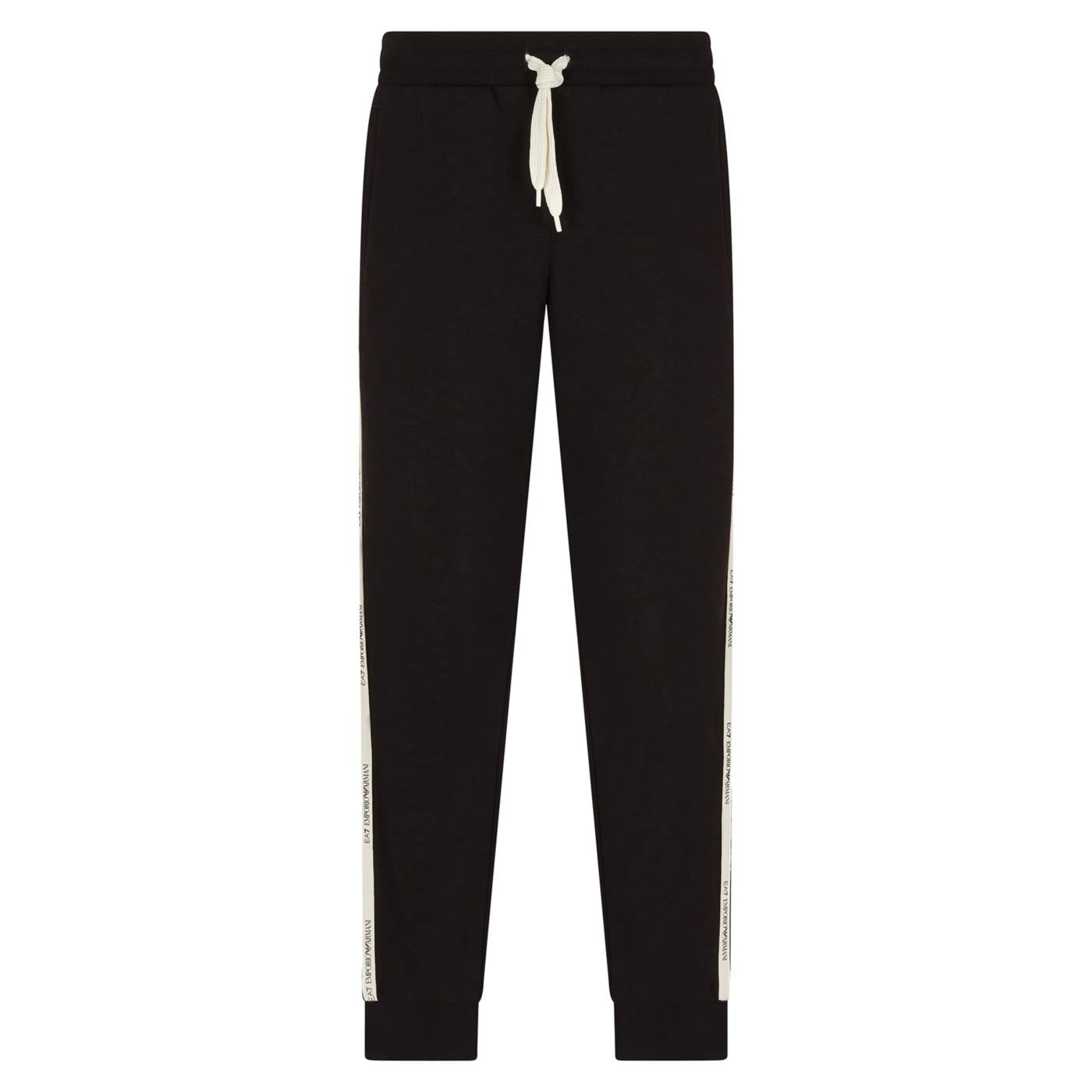 EMPORIO ARMANI 7 EA7 TRAIN LOGO TAPE PANTS