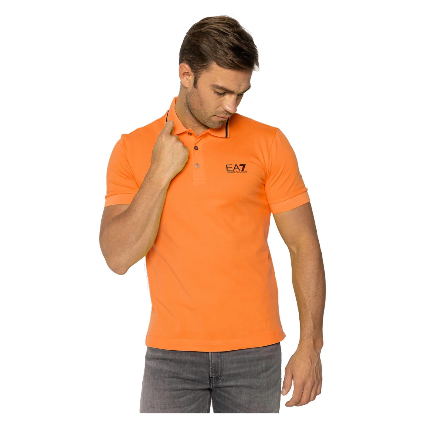 EMPORIO ARMANI 7 EA7 TRAIN CORE ID POLO PIQUET