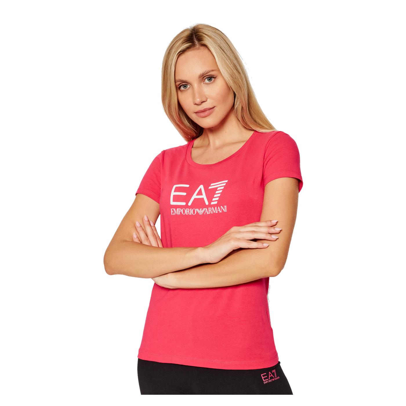 EMPORIO ARMANI 7 EA7 TRAIN SHINY W TEE SS