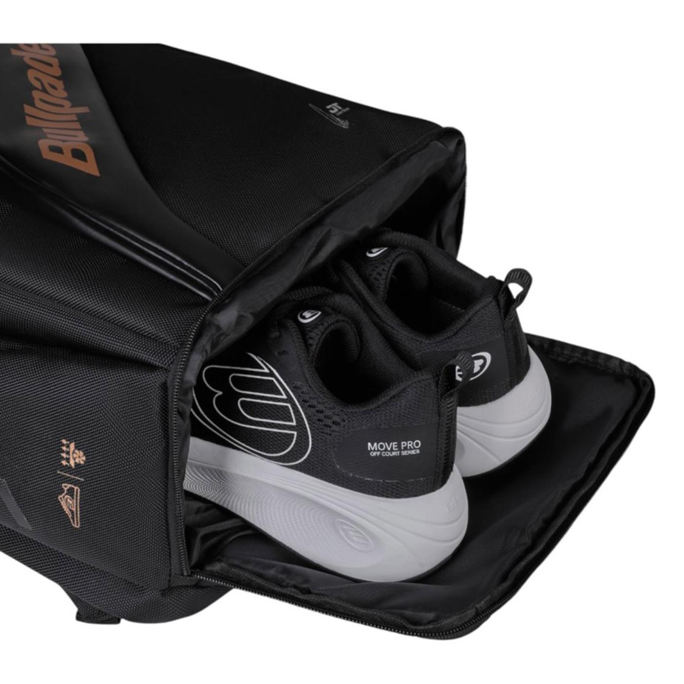 BULLPADEL ZAINO VERTEX BLACK