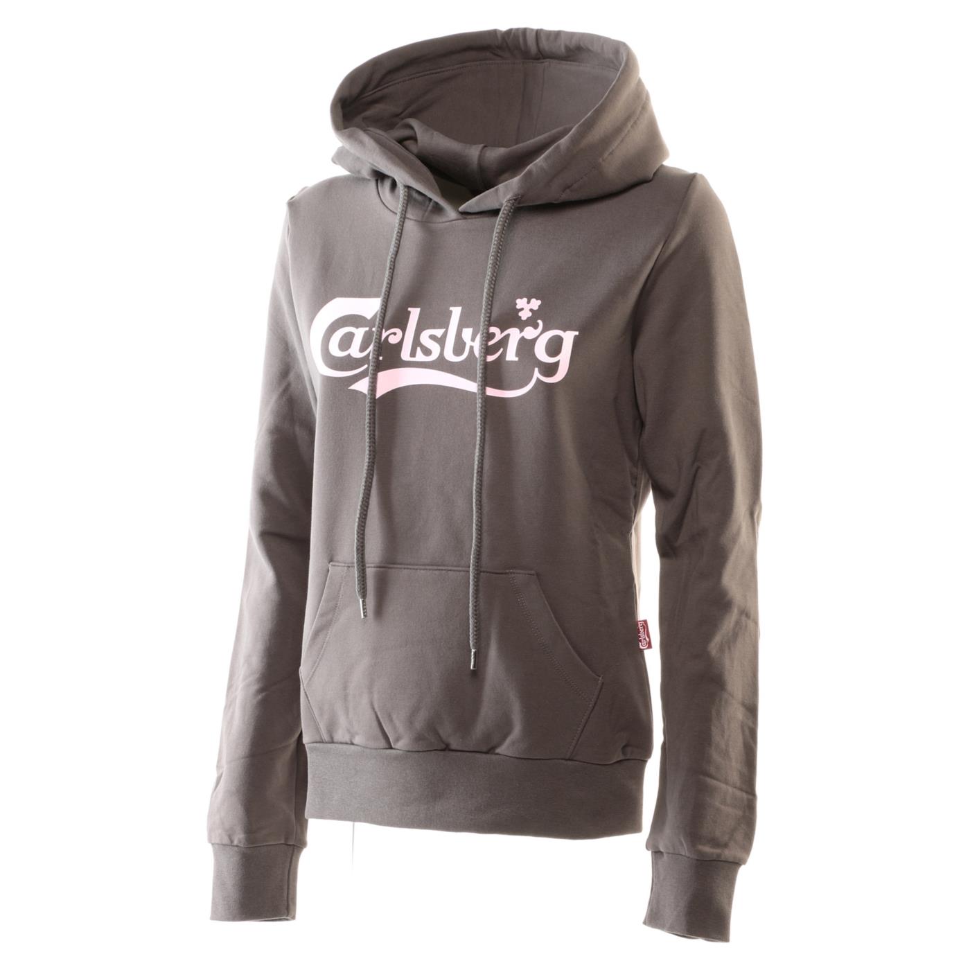 CARLSBERG FELPA CAPPUCCIO E STAMPA