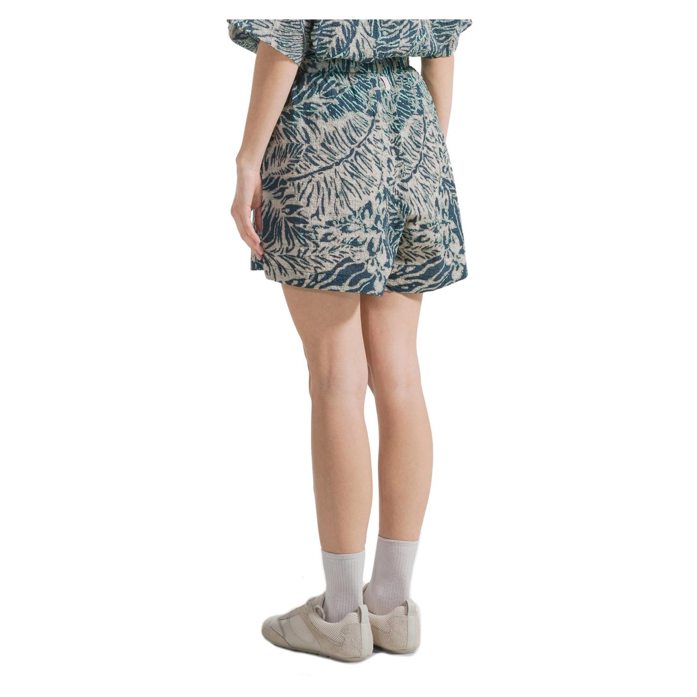 DEHA SHORTS ALLOVER INCRESPATO