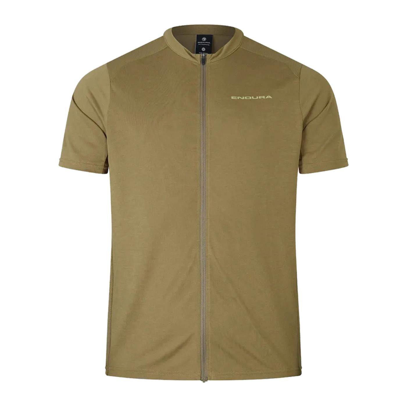 ENDURA LOOP SS ZIPPED JERSEY