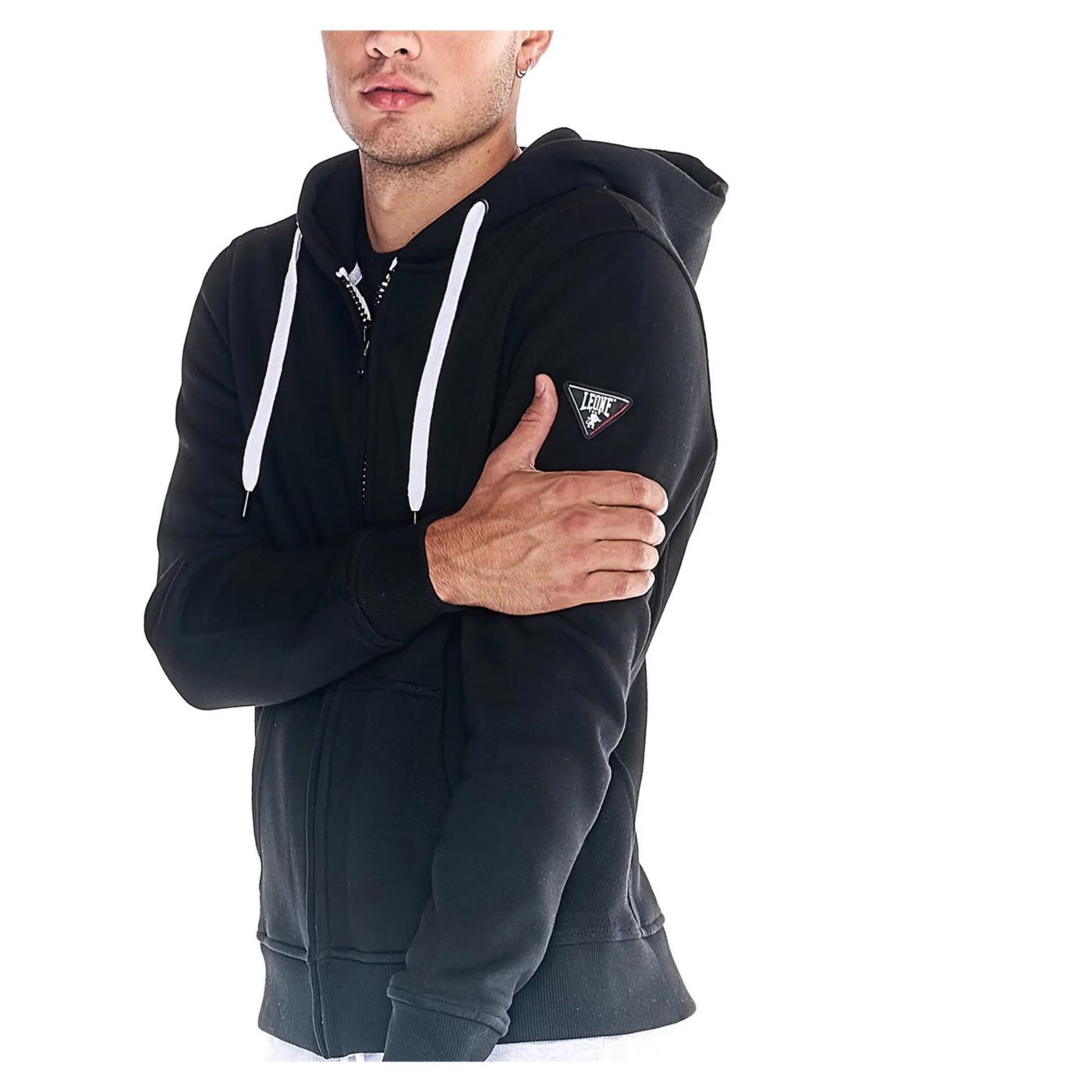 LEONE FELPA CAPPUCCIO FULL ZIP