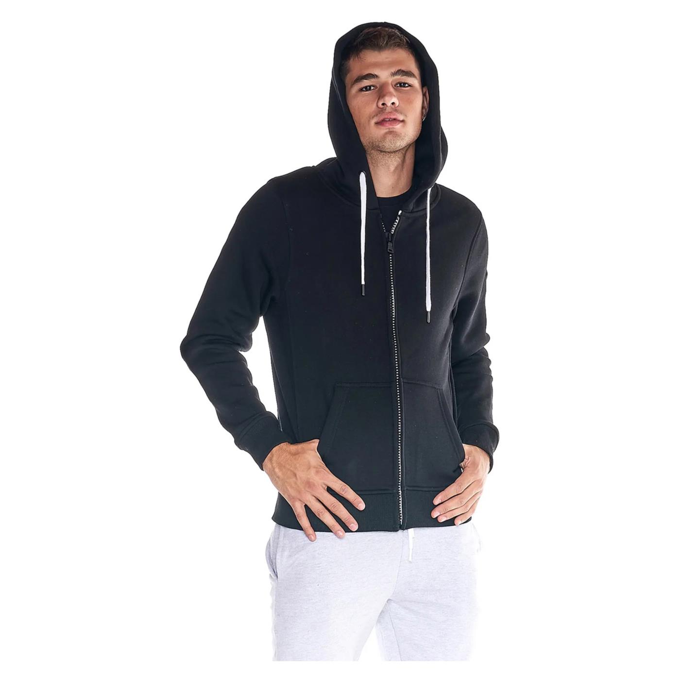LEONE FELPA CAPPUCCIO FULL ZIP