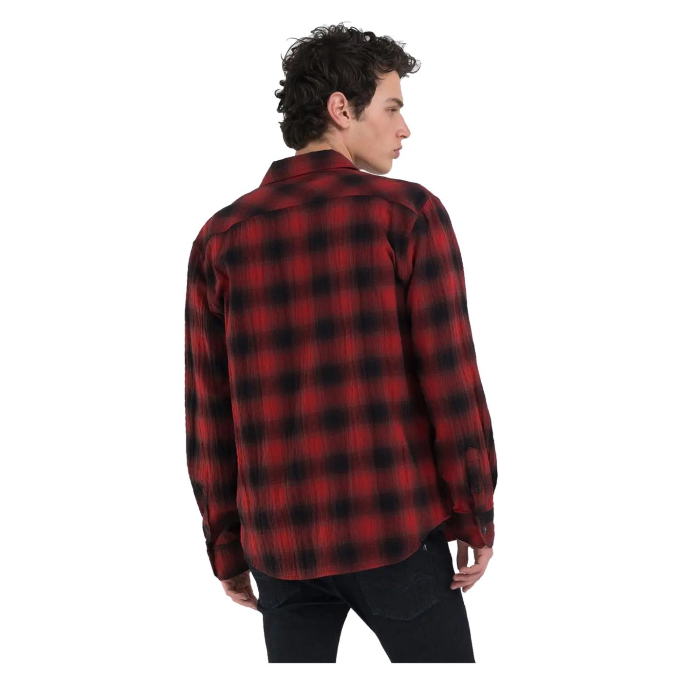 REPLAY CAMICIA CHECK REGULAR FIT
