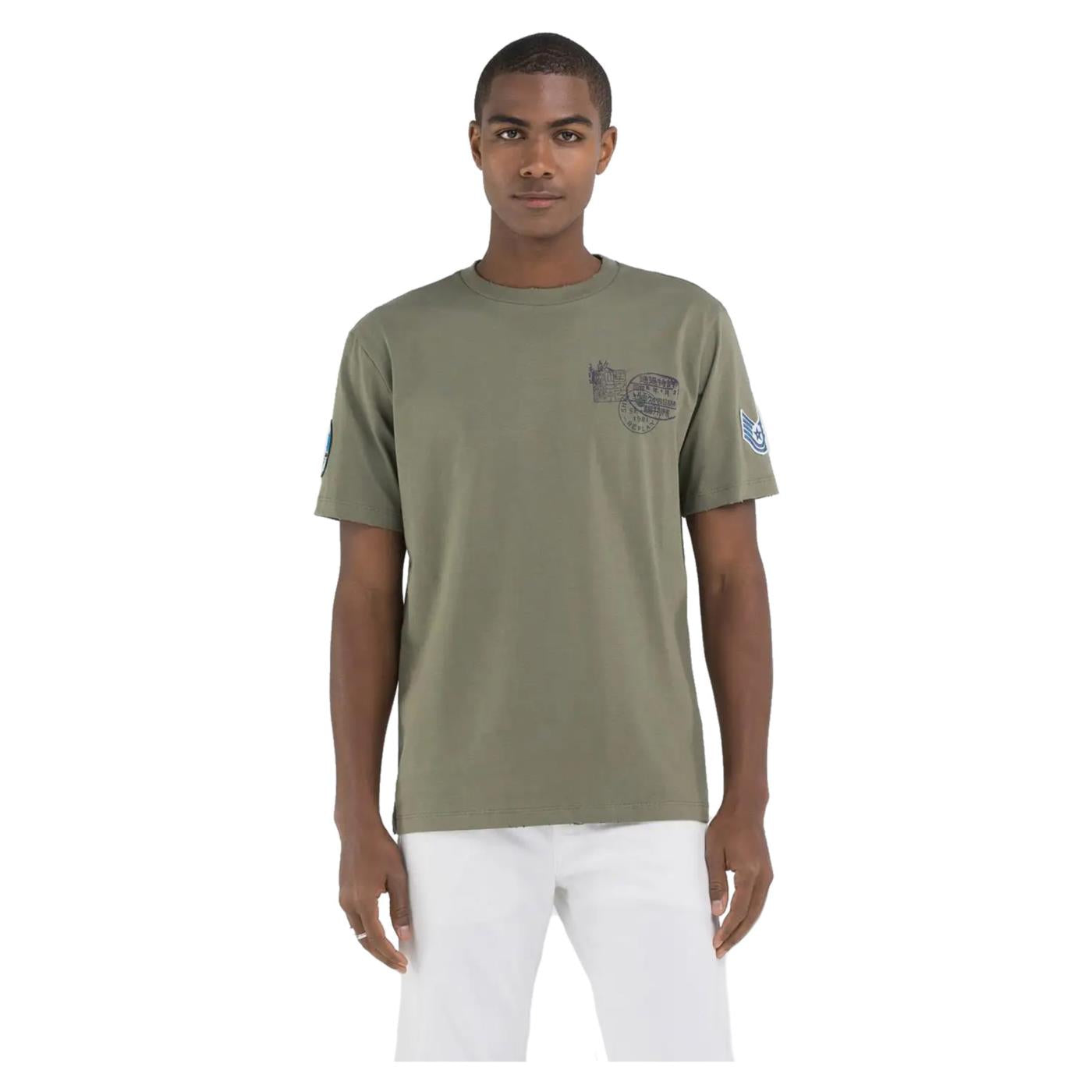 REPLAY T-SHIRT UOMO MANICA CORTA