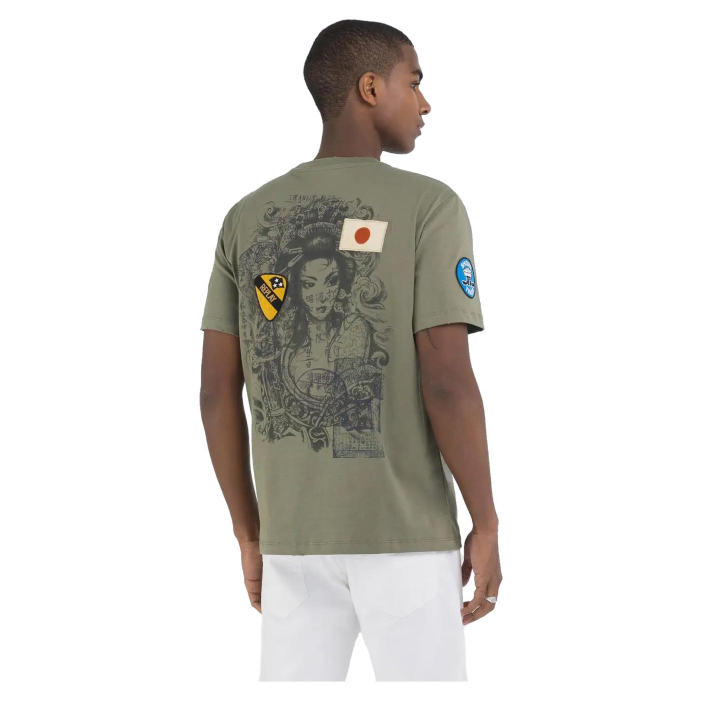 REPLAY T-SHIRT UOMO MANICA CORTA